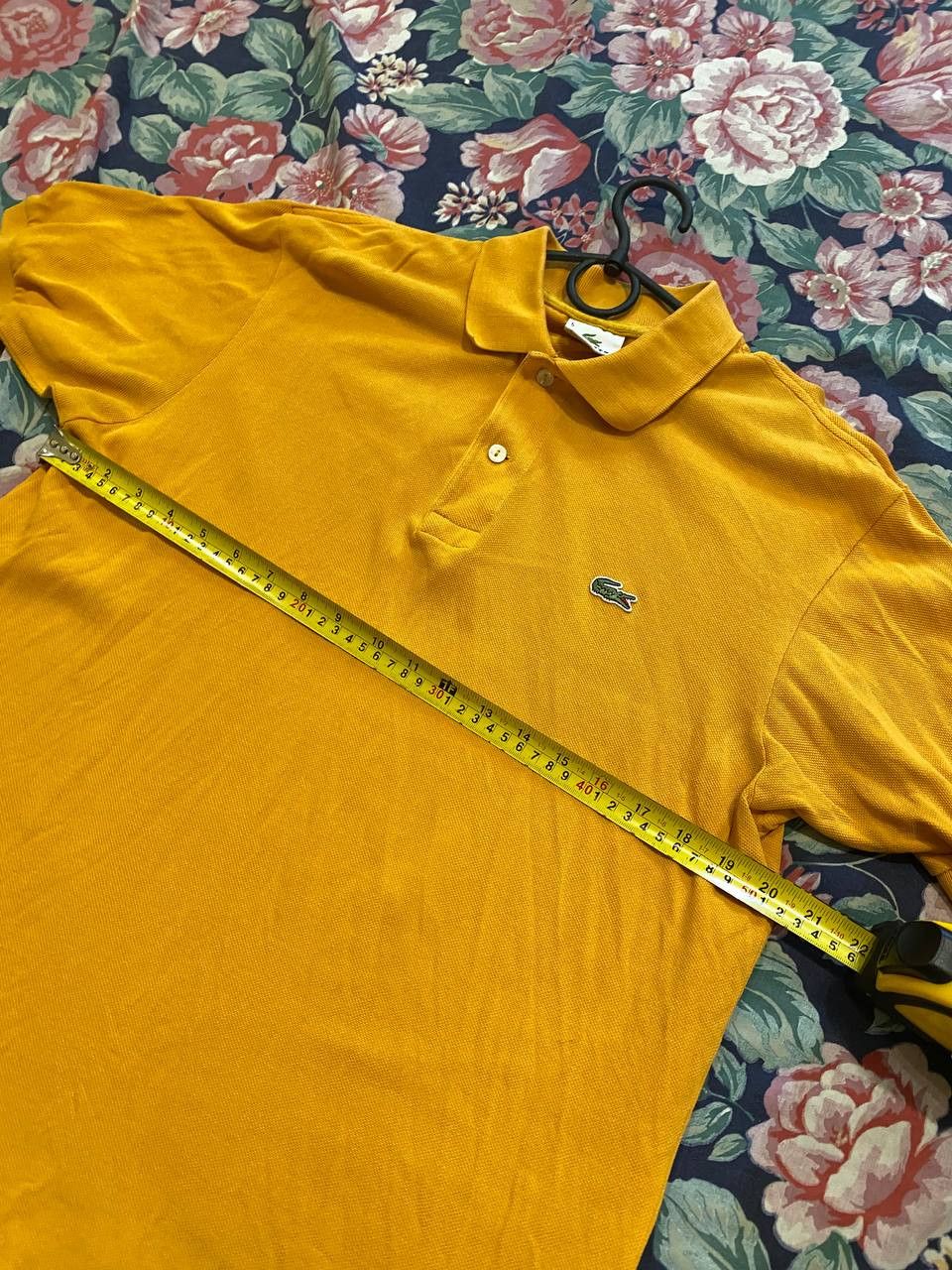 Lacoste Vintage Polo logo Lacoste yellow Y2K T-Shirt streetwear Size US M / EU 48-50 / 2 - 9 Thumbnail