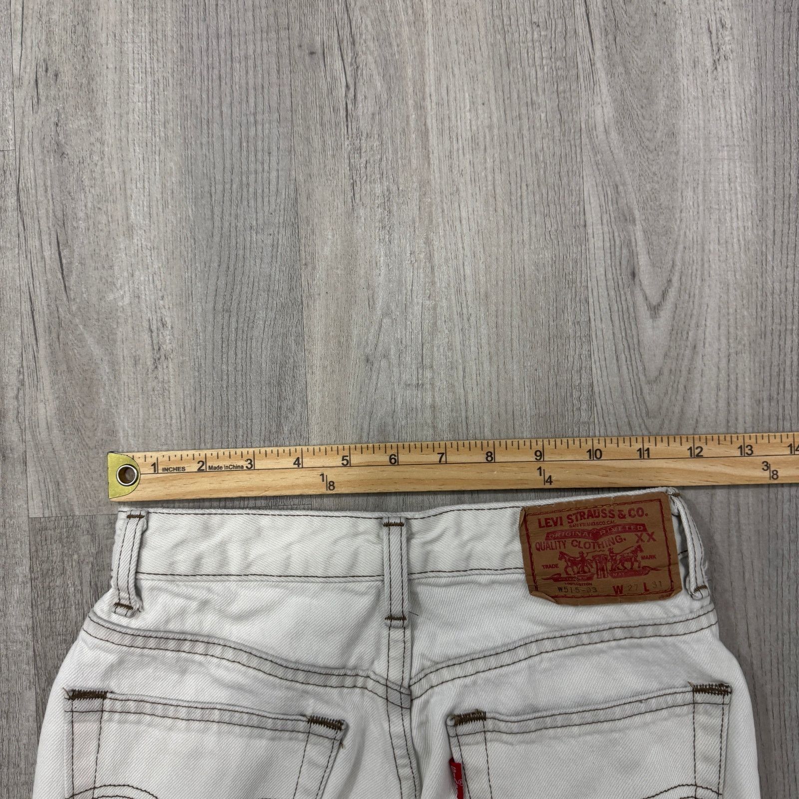 Levi's Vintage Levis W515-03 Jeans Women's 27x31 Made in Japan Size 27" / US 4 / IT 40 - 11 Thumbnail
