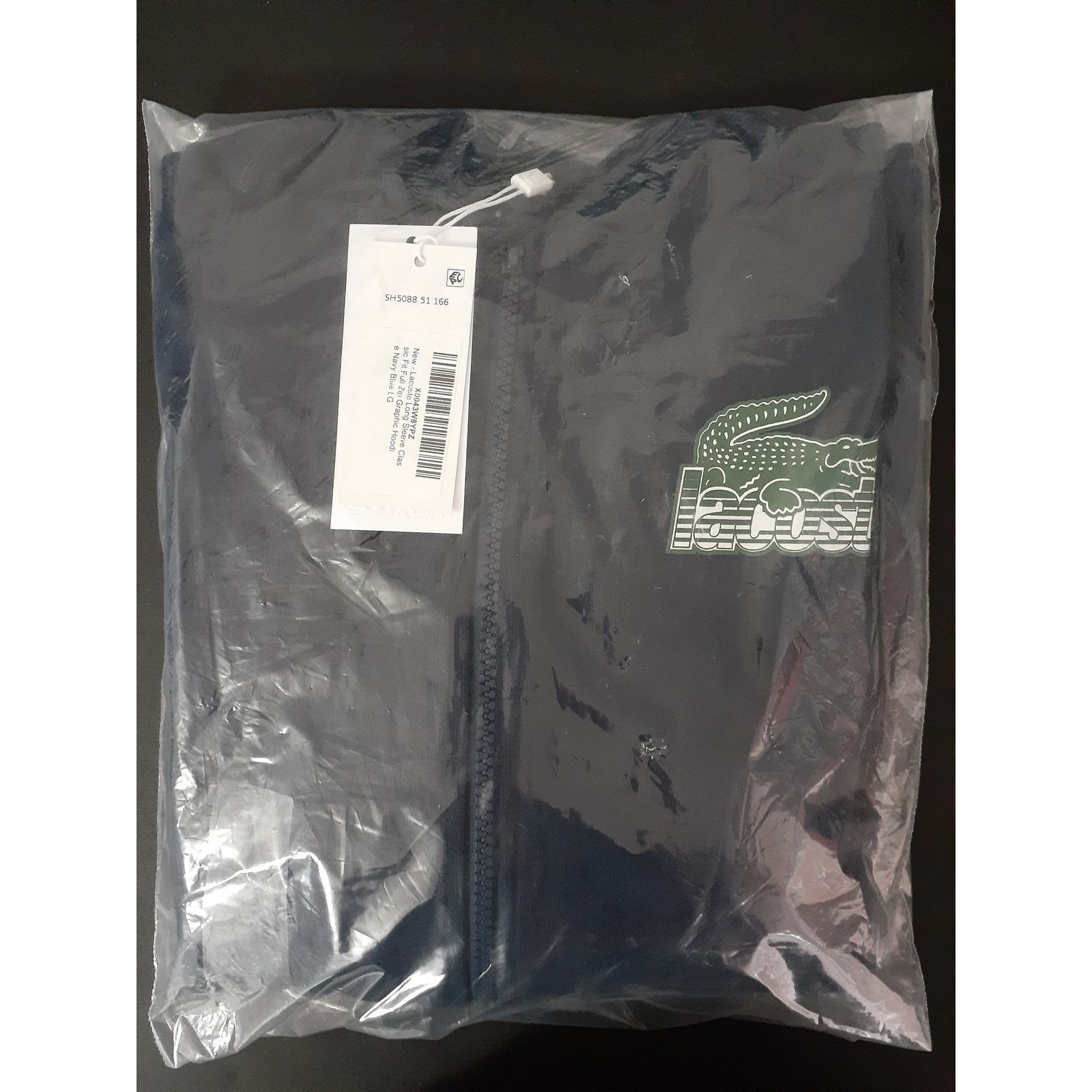 Lacoste Lacoste Long Sleeve Classic Fit Full Zip Graphic Hoodie L Size US L / EU 52-54 / 3 - 2 Thumbnail