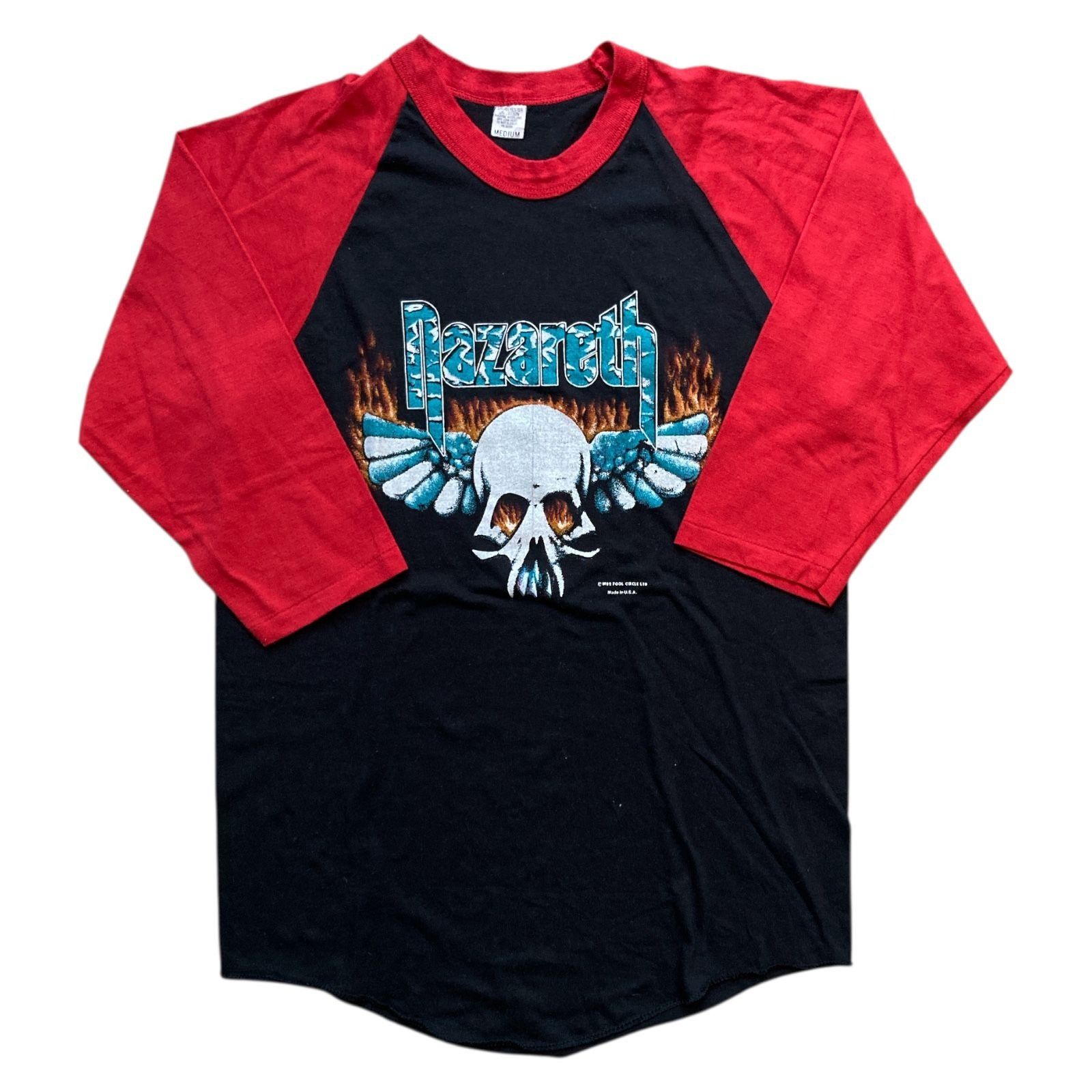 Other Nazareth 1982, Winged Skull, Raglan Shirt, Medium, Vintage 8 Size US M / EU 48-50 / 2 - 1 Thumbnail
