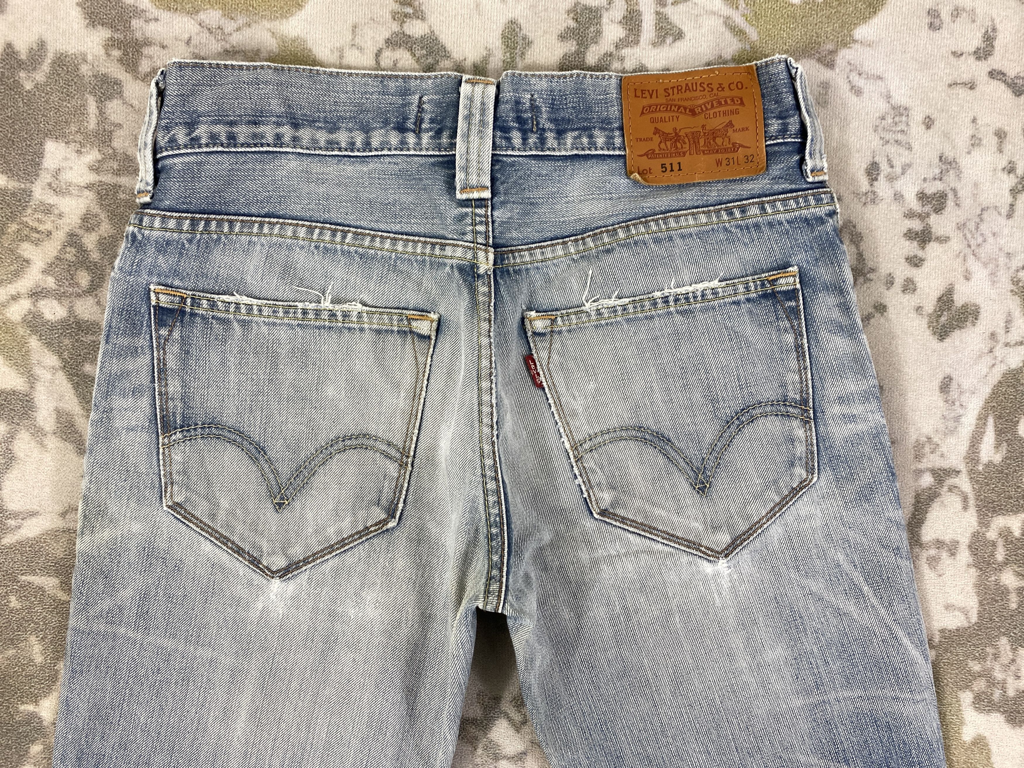 Levi's Vintage Levis 511 Jeans hysteric style 32x31.5 - JN 2932 Size US 32 / EU 48 - 4 Thumbnail