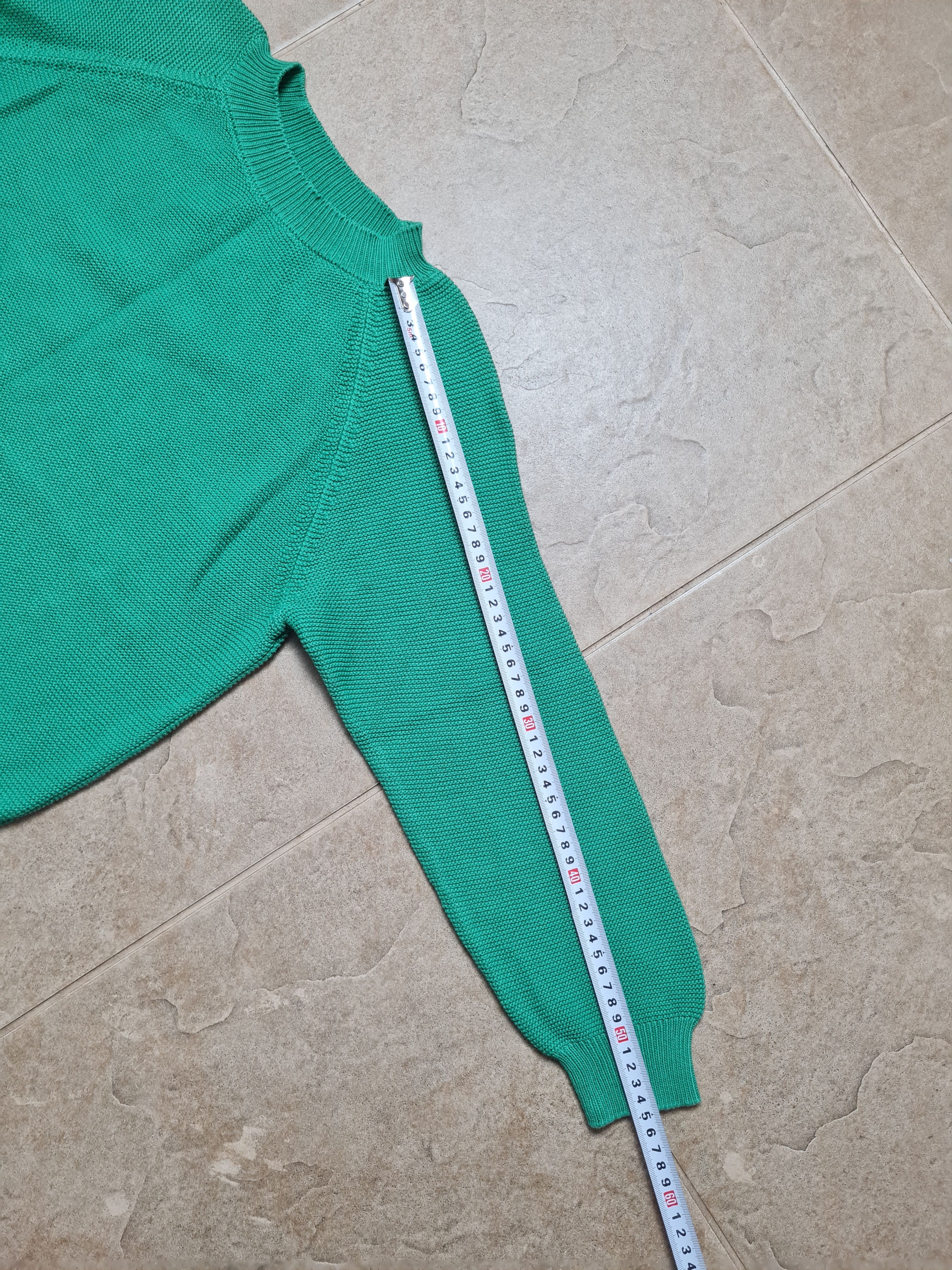 Max Mara WEEKEND MAX MARA Relaxed Fit Green Knit Crew-Neck Sweater Size M / US 6-8 / IT 42-44 - 5 Thumbnail