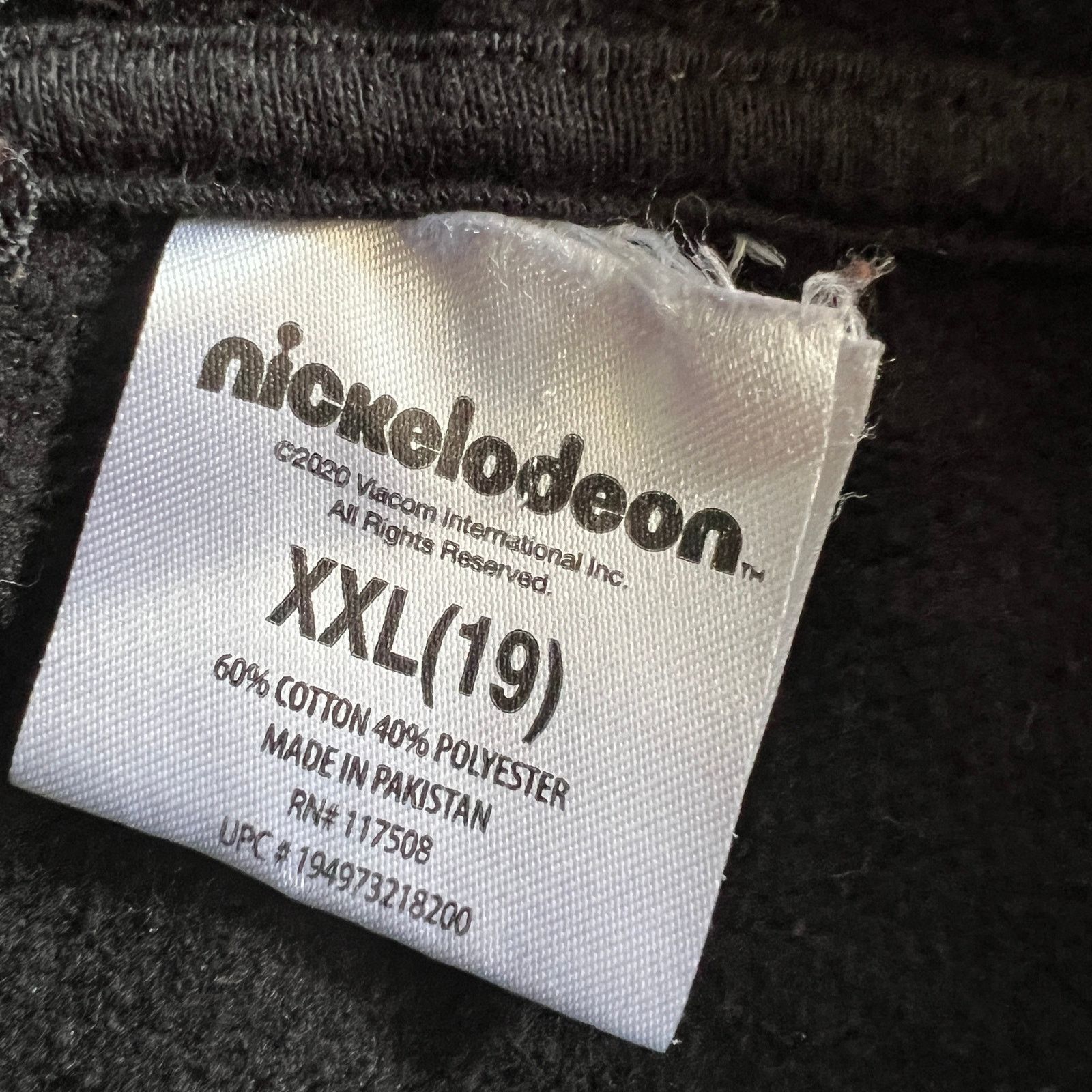 Nickelodeon Rugrats Reptar Graphic Hoodie XXL Black Pink – 90s Y2K Size XXL / US 16-18 / IT 52-54 - 5 Thumbnail