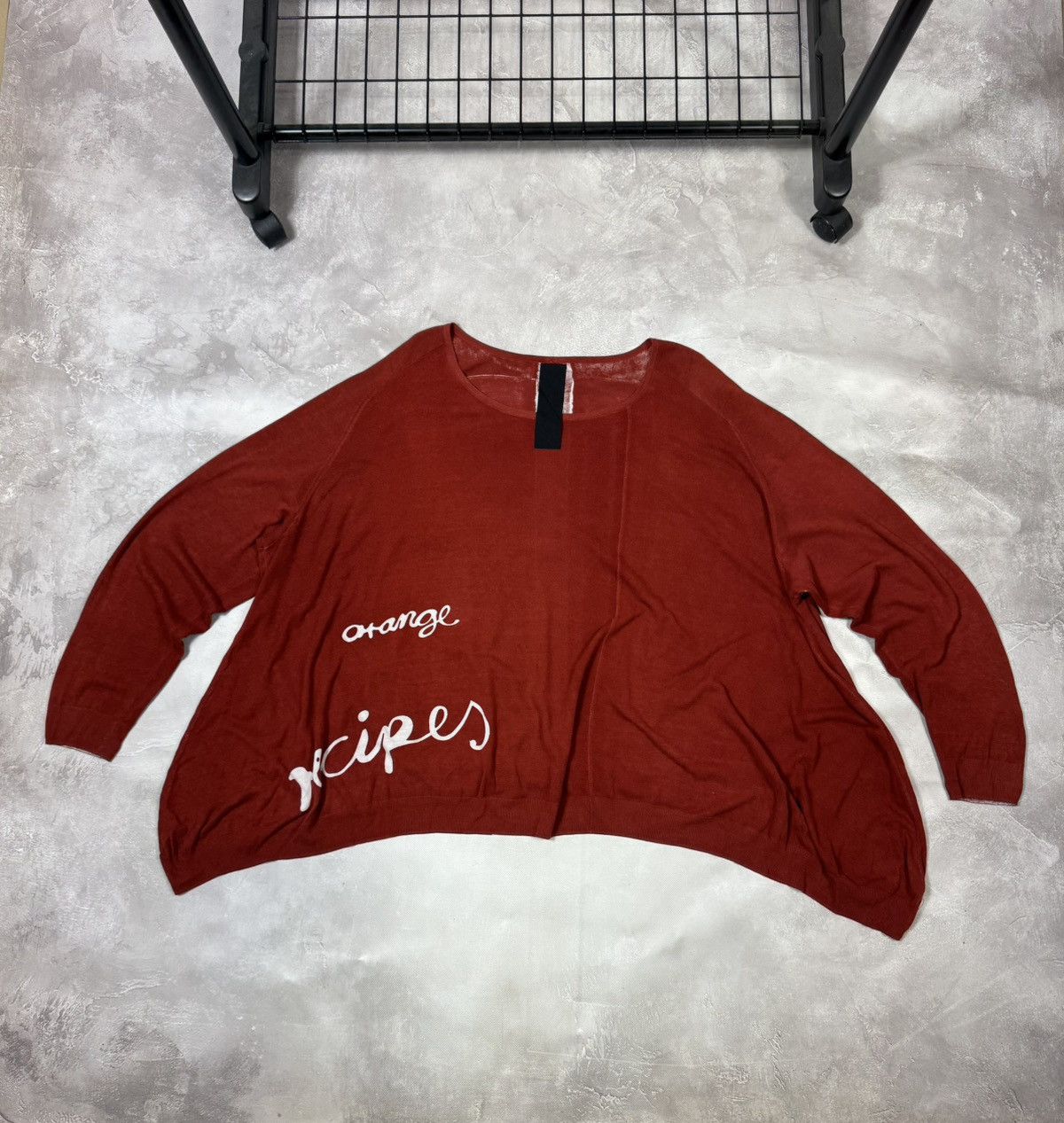 Rundholz Rundholz Asymmetric Hem Lightweight Knit Oversized Sweater Size L / US 10 / IT 46 - 1 Thumbnail