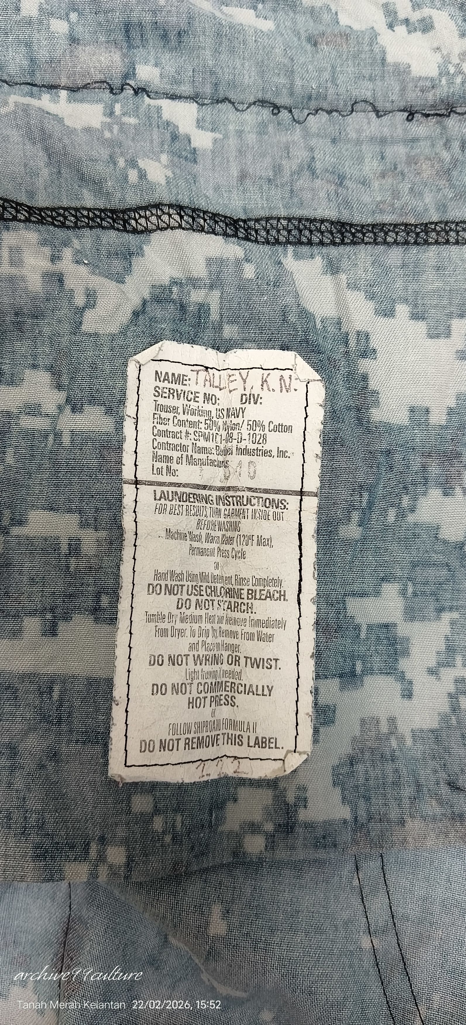 Other US Navy NWU Type I "Blueberries" Digital Camo Custom Shorts Size US 28 / EU 44 - 7 Thumbnail