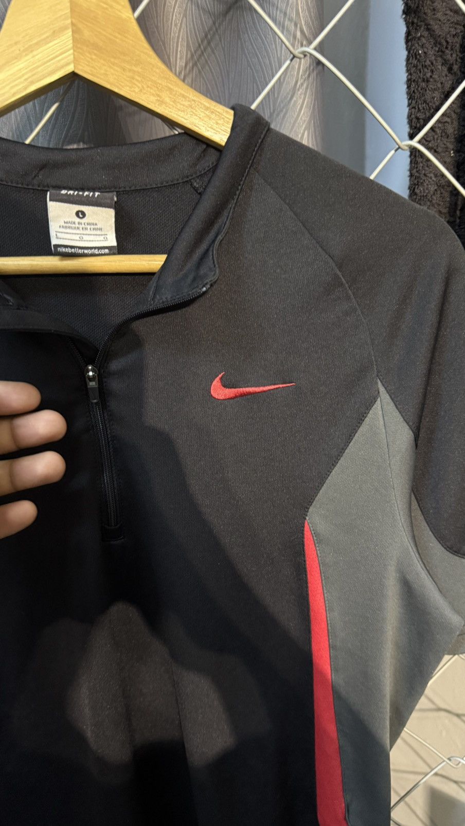 Nike NIKE QUARTER ZIP JERSEY EMBROIDERY Size US L / EU 52-54 / 3 - 4 Thumbnail