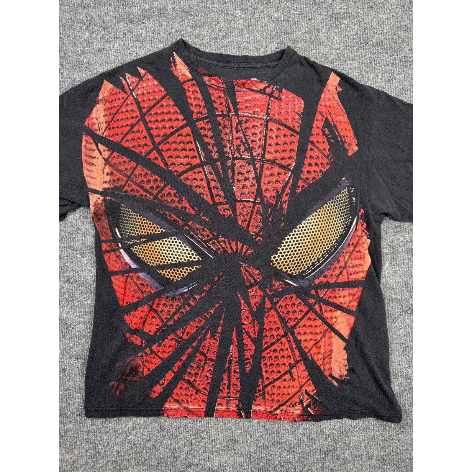 Marvel Comics Vintage Marvel Spider-Man Full Face Tee 2000s Black XL Size US XL / EU 56 / 4 - 13 Thumbnail