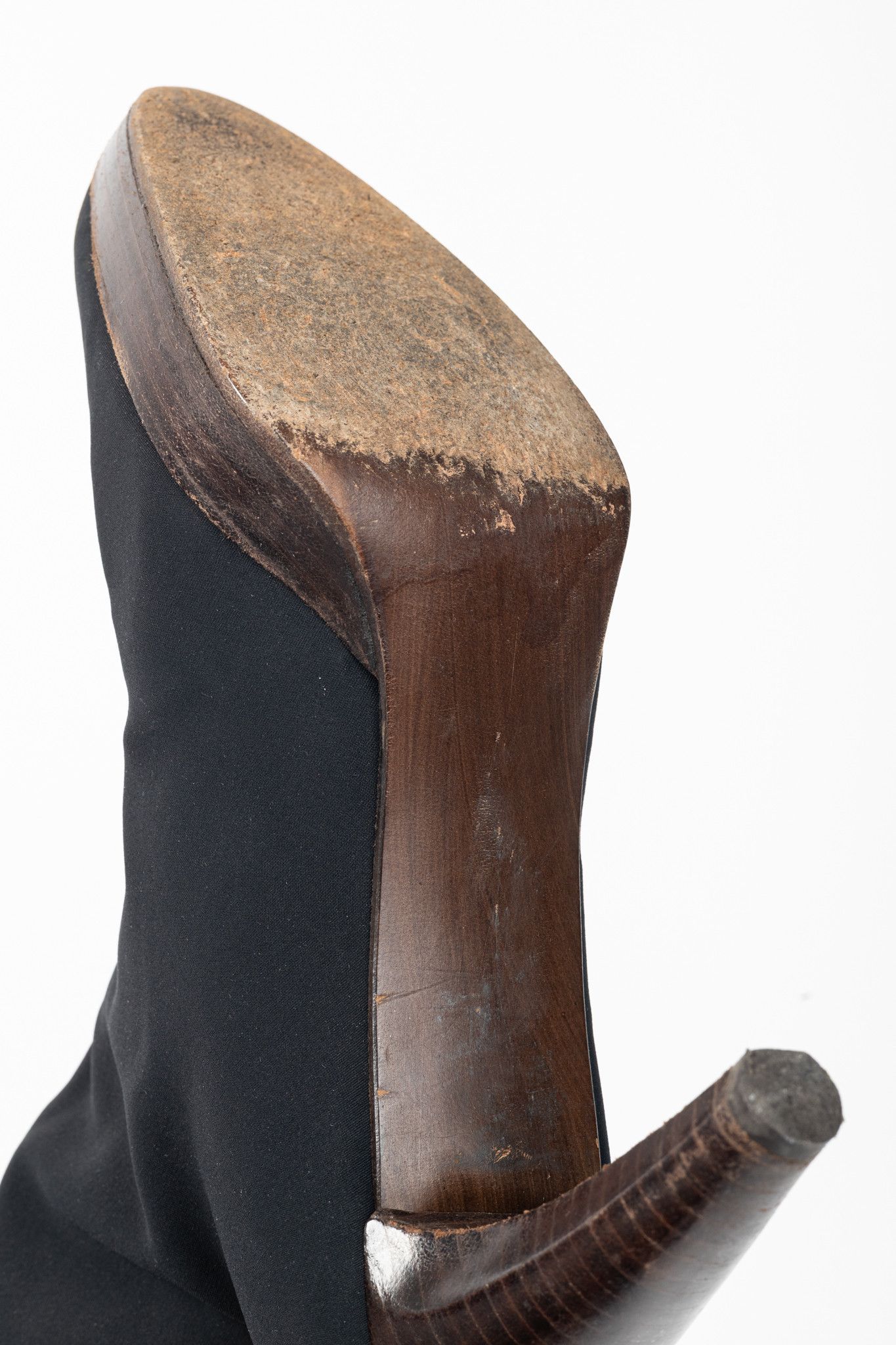 Stuart Weitzman Stuart Weitzman Em Black Sock Platform Boots Size US 9.5 / IT 39.5 - 5 Thumbnail