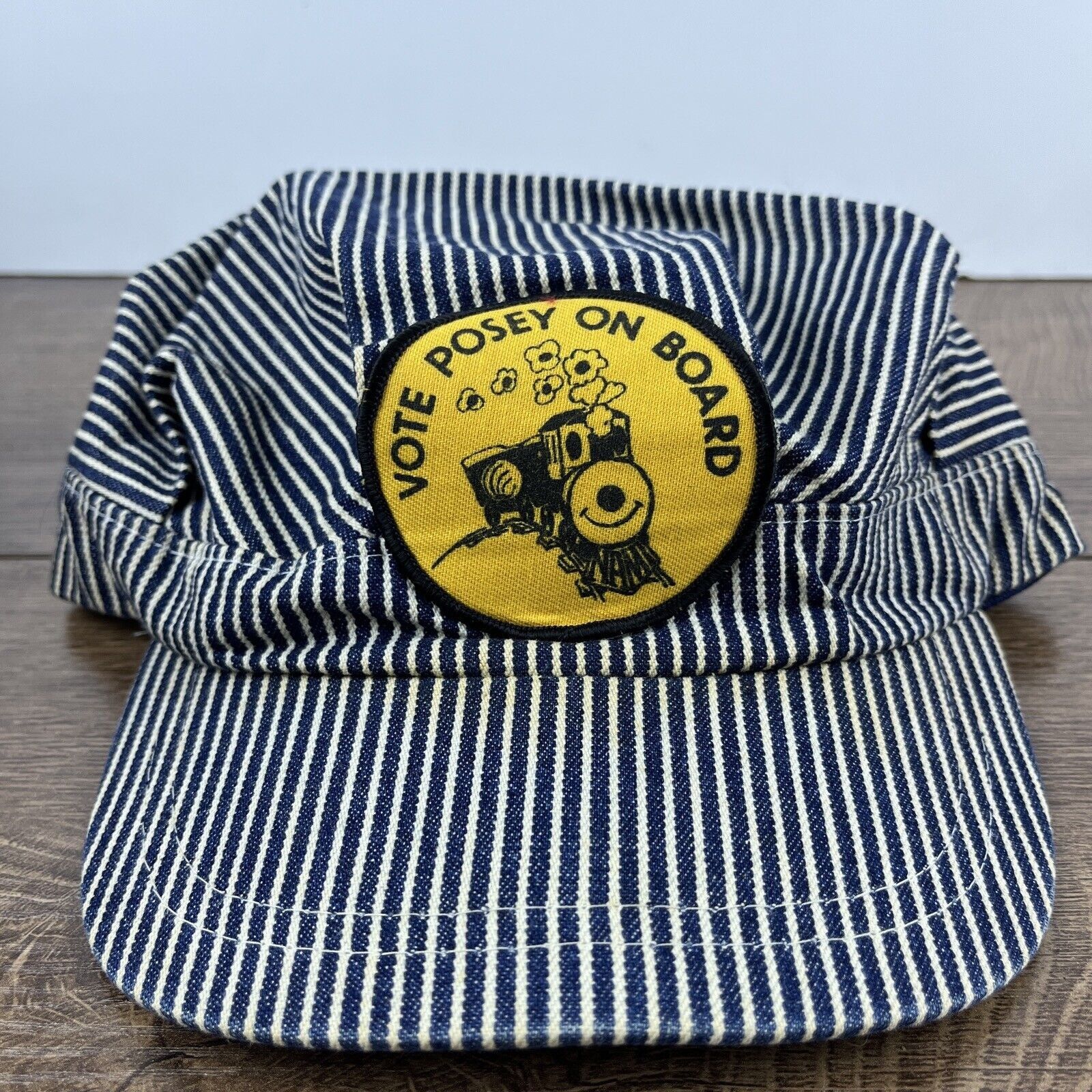 Other Vote Posey On Board Hat Train Conductor Gray Snapback Hat Ad Size ONE SIZE - 4 Thumbnail