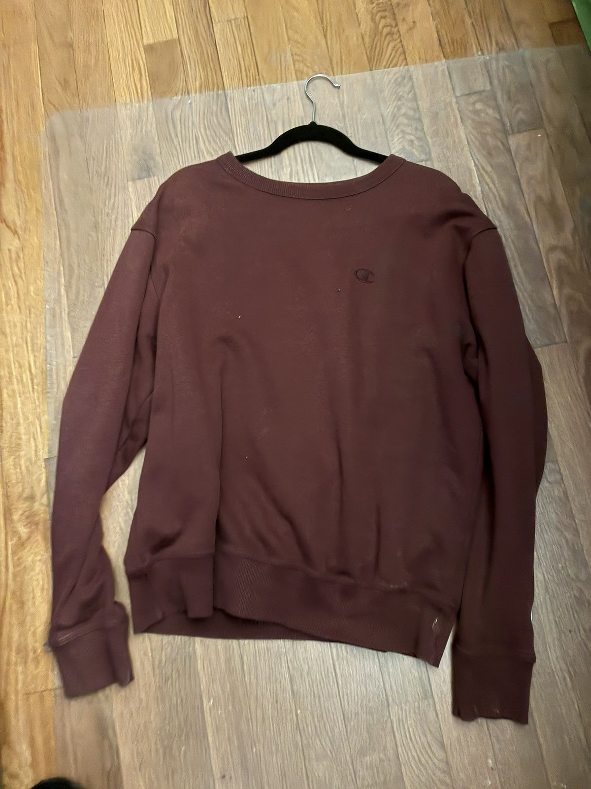Champion Champion brown crewneck sweatshirt Size M #sweatshirt Size US M / EU 48-50 / 2 - 1 Thumbnail