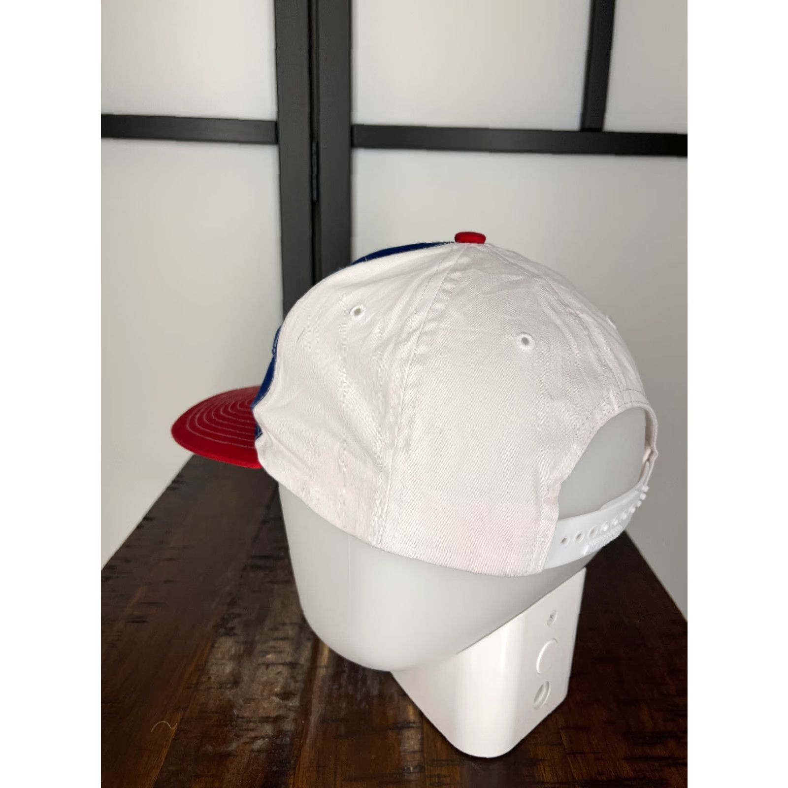 Vintage Wild Gregs Saloon Hat Snap Back Adult One Size Blue Red Cotton Poly Blend Size ONE SIZE - 5 Thumbnail