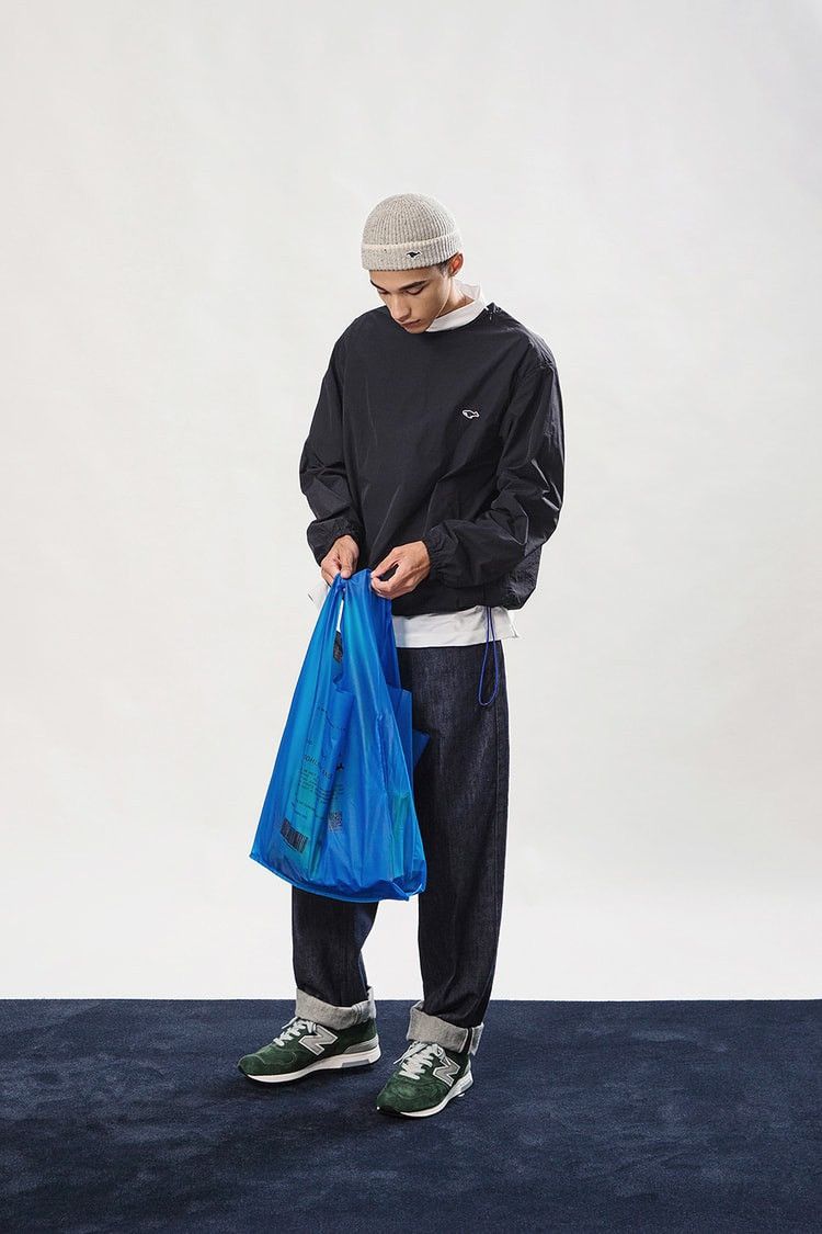 Beams Plus Neithers Round Neck Pullover Anorak Navy Size US L / EU 52-54 / 3 - 9 Thumbnail