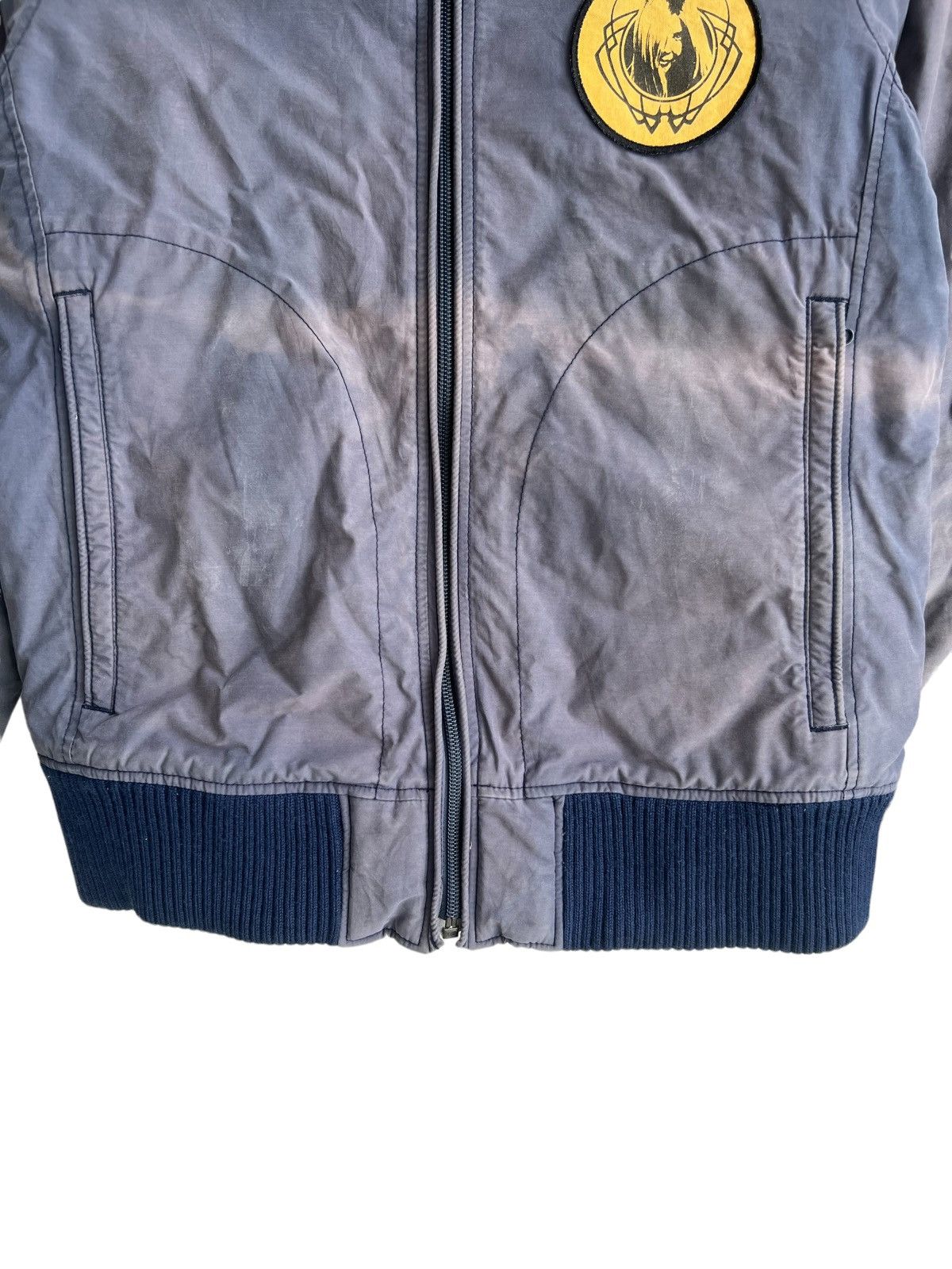 Hysteric Glamour 1990s Hysteric Glamour Dripping Logo Fur Bomber Jacket Size US S / EU 44-46 / 1 - 4 Thumbnail