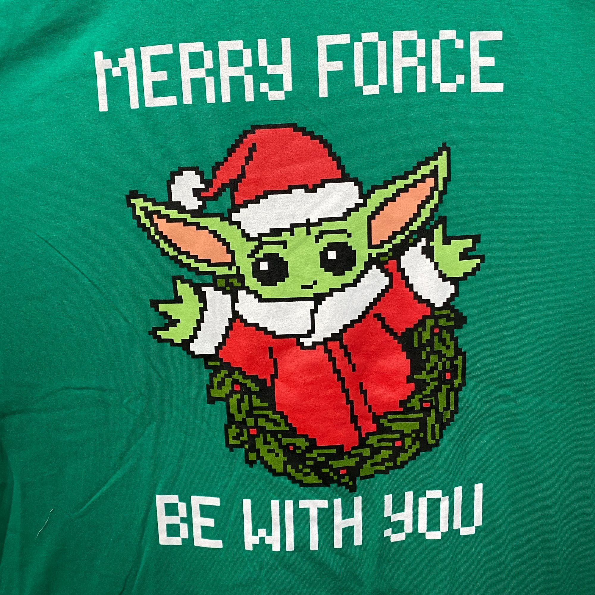Star Wars Star Wars The Mandalorian Santa Grogu Christmas Merry Force Size US XL / EU 56 / 4 - 2 Thumbnail
