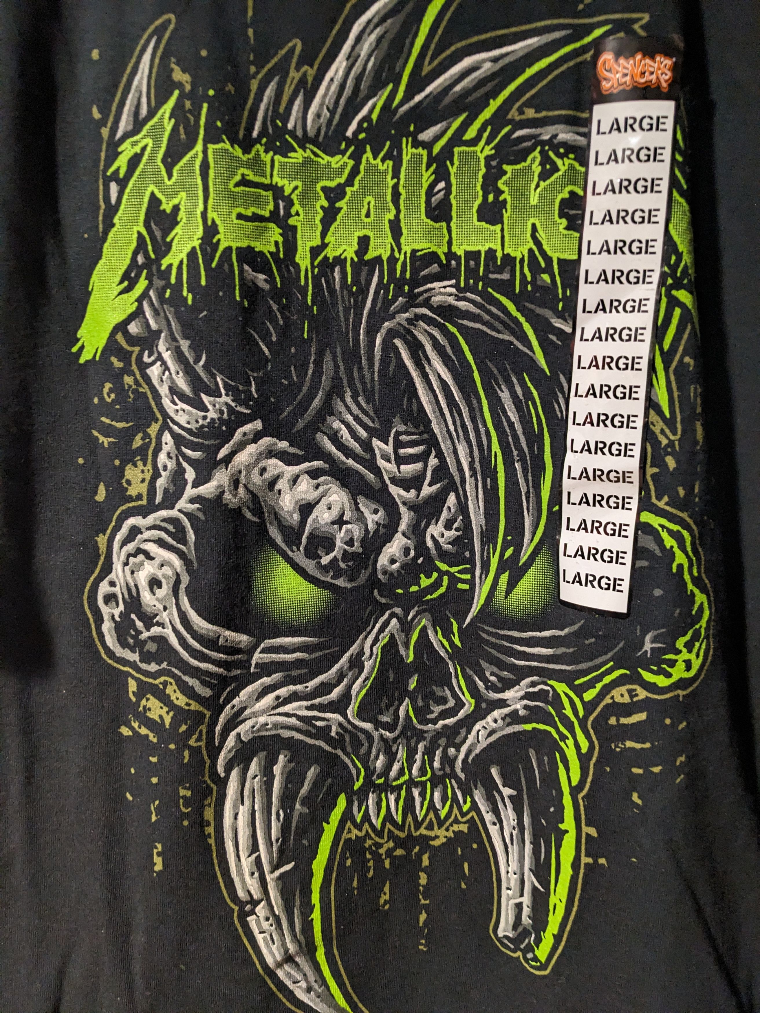 Band Tees × Metallica Vintage 2010's Metallica Skull Metal Band Medium T-Shirt Size US M / EU 48-50 / 2 - 2 Thumbnail