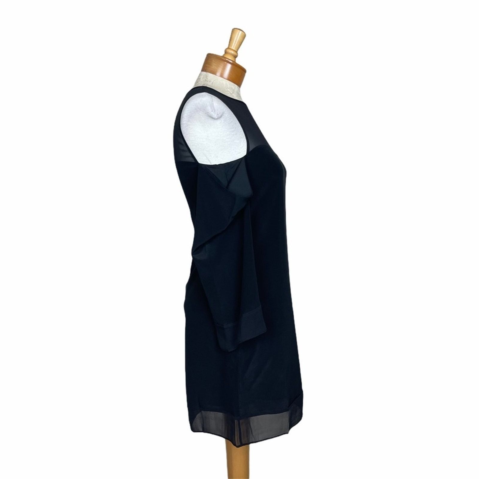 Marie Oliver Marie Oliver Anna Cut Out Shoulder Dress Black XXS Size XXS / US 00 / IT 34 - 5 Thumbnail