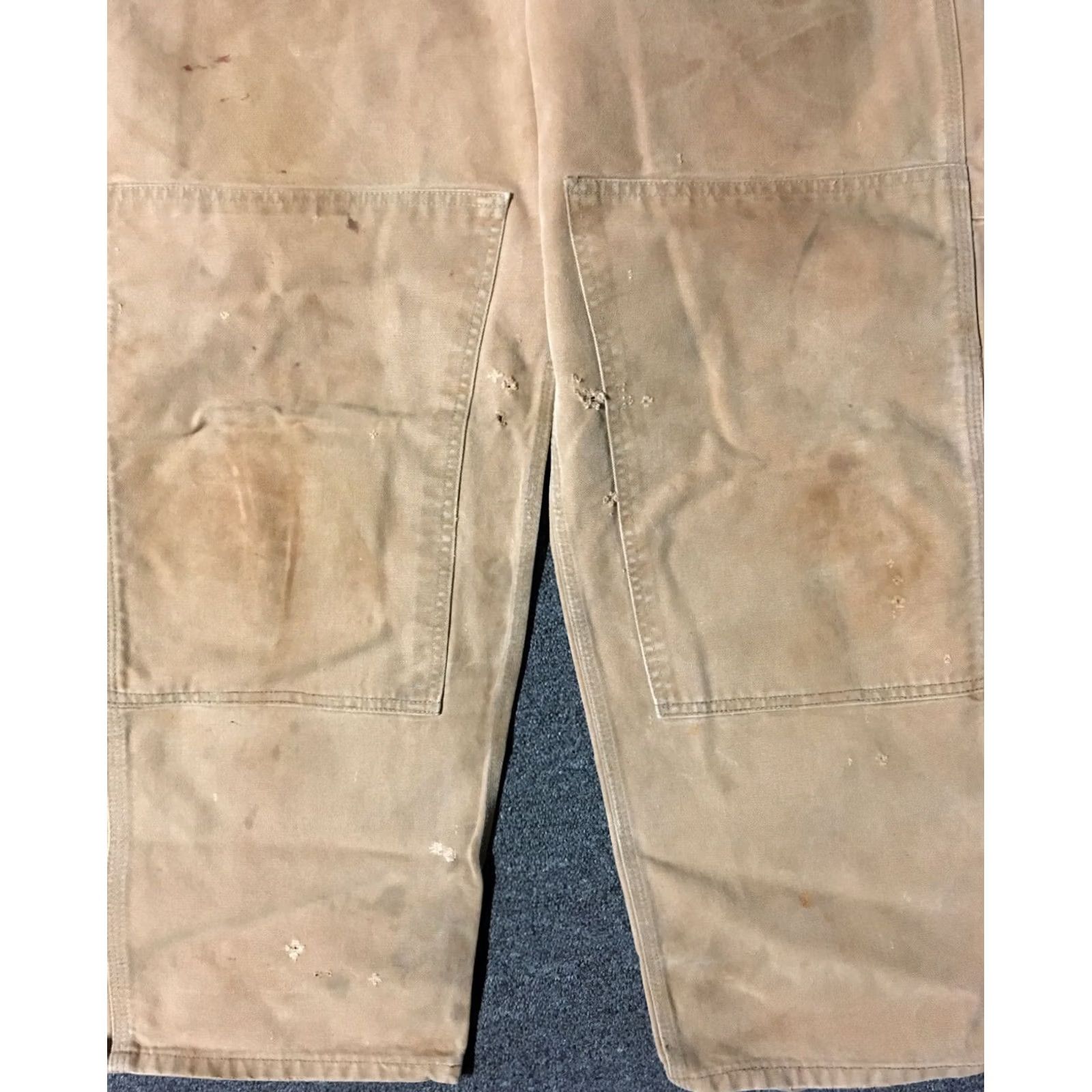 Carhartt VINTAGE Carhartt Overalls Shirt Mens 38 Tan Distressed 70s 80s USA Grunge Punk Trucker Workwear Retro Western 90s Union Made Size US 38 / EU 54 - 3 Thumbnail