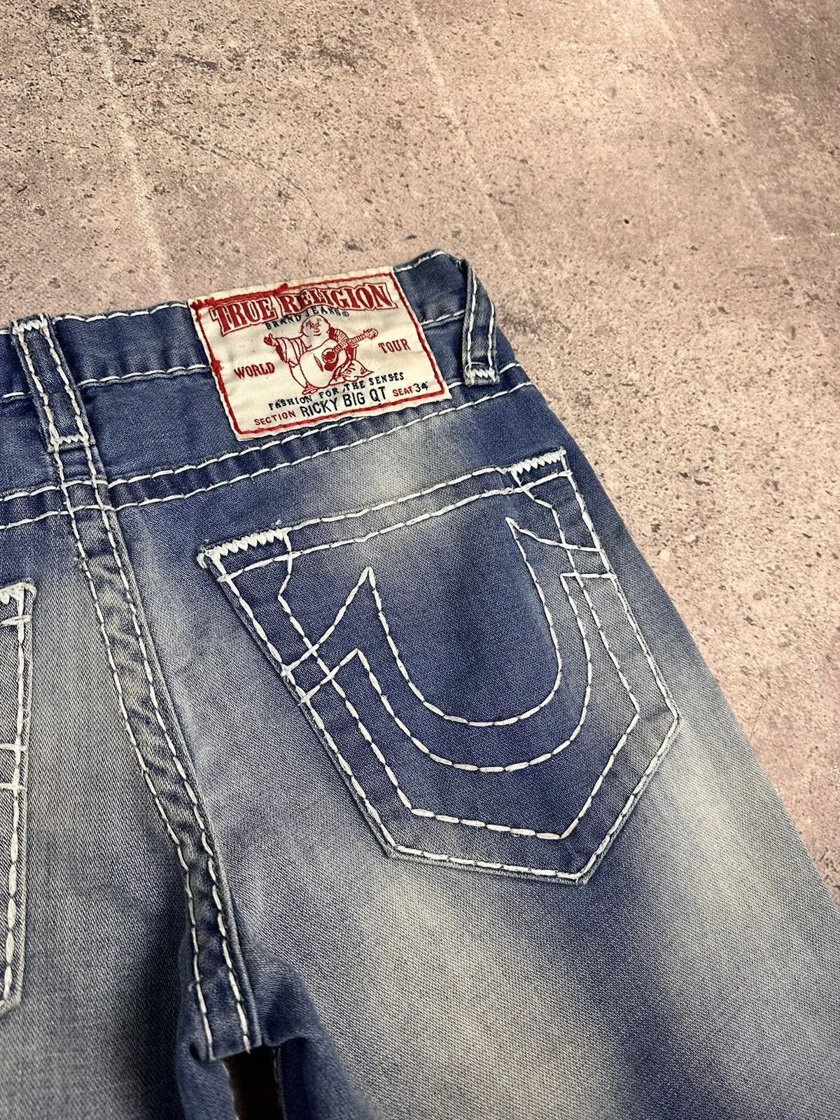 True Religion Vintage True Religion Denim Pants USA EdHardy Evisu Style Size US 34 / EU 50 - 15 Thumbnail