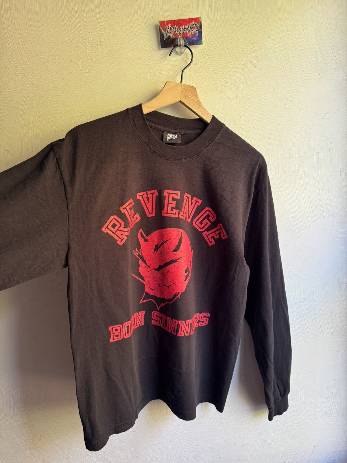 Revenge Revenge Born Sinners Long Sleeve Tee Black Size US M / EU 48-50 / 2 - 2 Thumbnail