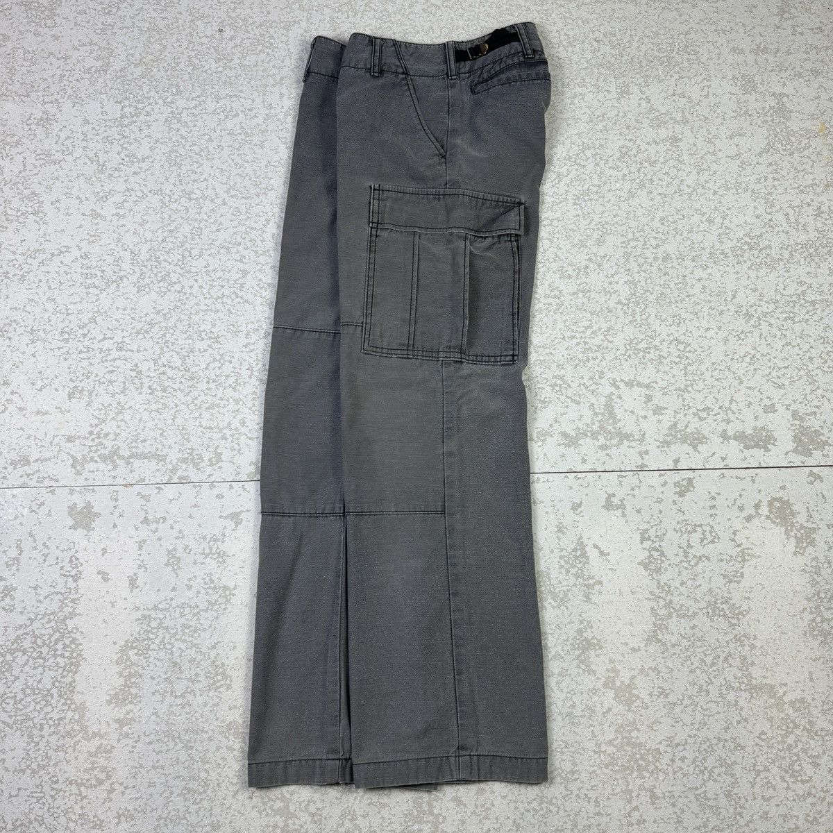 Japanese Brand chez-voeu Faded Cargo Pants Japanese Brand Size US 29 - 5 Thumbnail