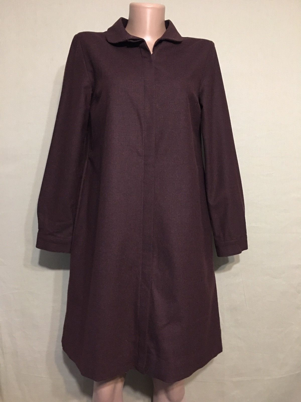 Cos COS Burgundy Wool Dress Women’s Designer Size US 4 Size S / US 4 / IT 40 - 1 Thumbnail