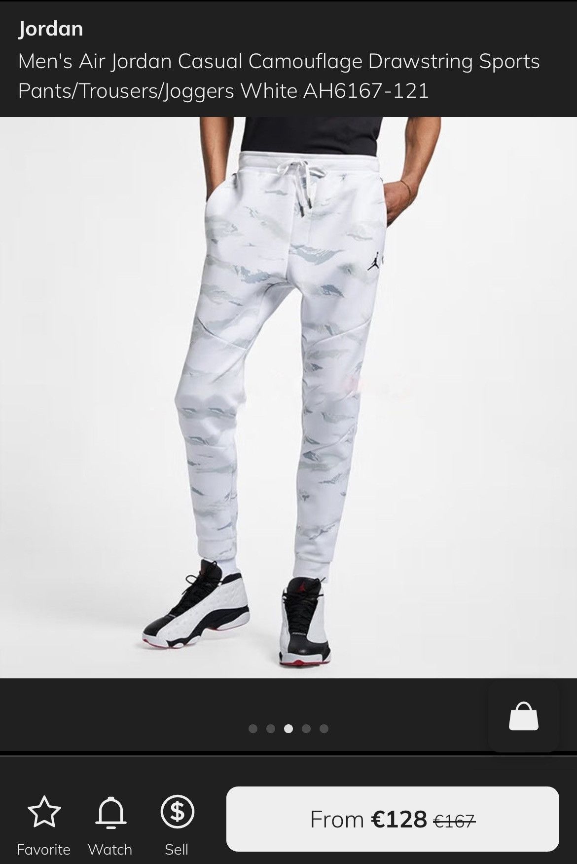 Jordan Brand × Nike Jordan Camo Joggers Pants Nike Tech Fleece Drill Drip Size US 34 / EU 50 - 2 Thumbnail