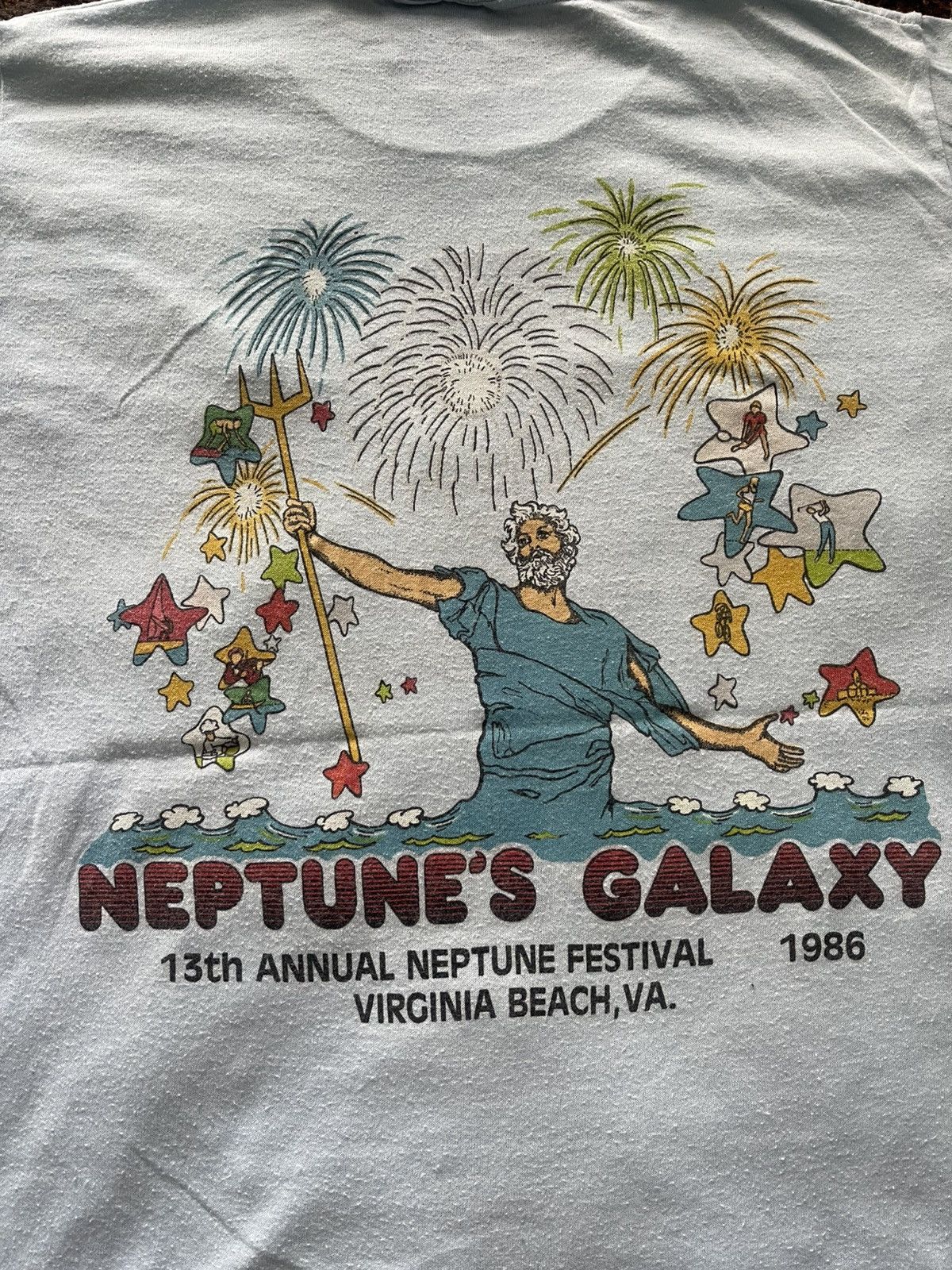 Sports Specialties × Vintage VINTAGE 80S RUN 8K NEPTUNE GALAXY TEE VERY RARE Size US M / EU 48-50 / 2 - 6 Thumbnail