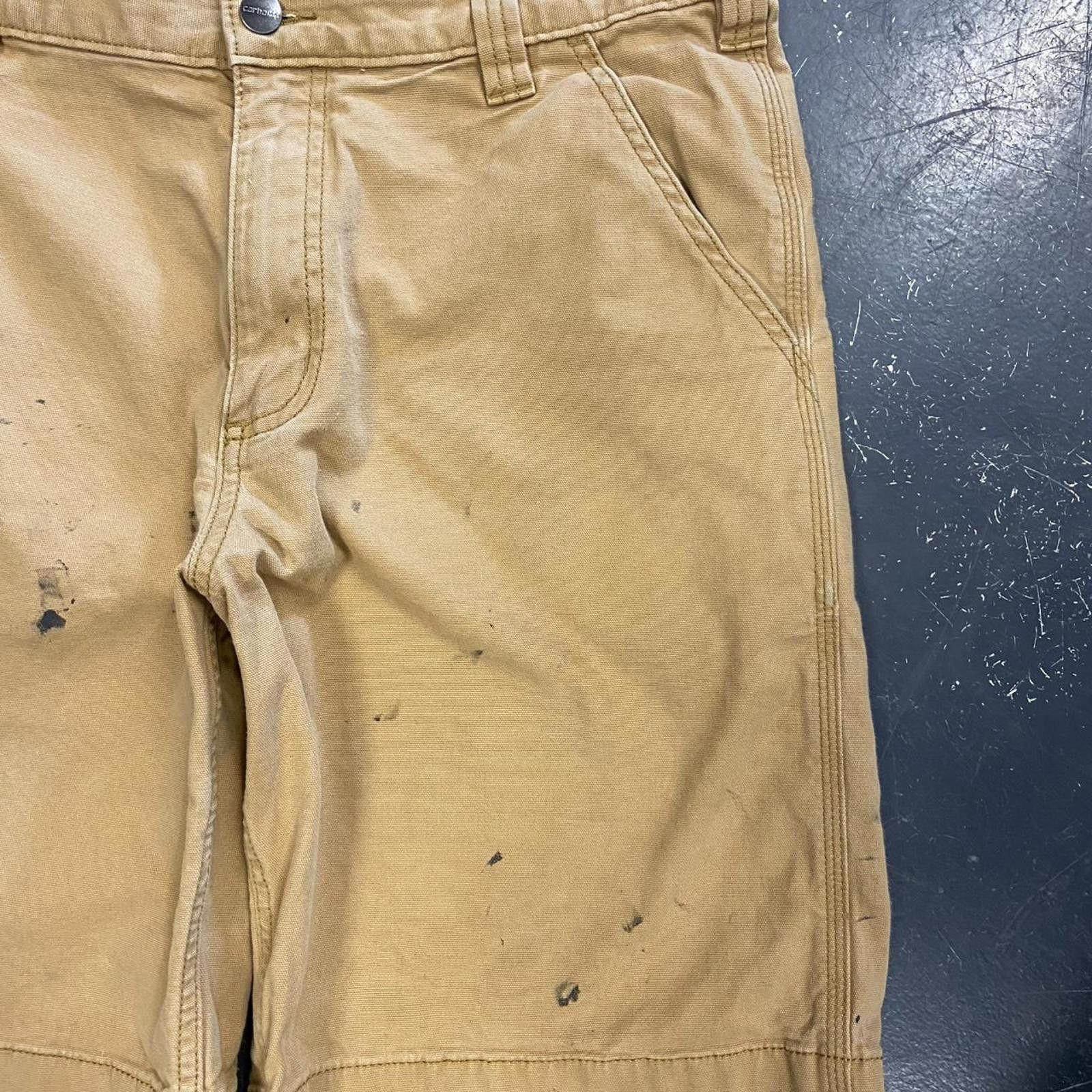 Carhartt × Vintage Paint Splatter Tan Carhartt Shorts Size US 34 / EU 50 - 5 Thumbnail