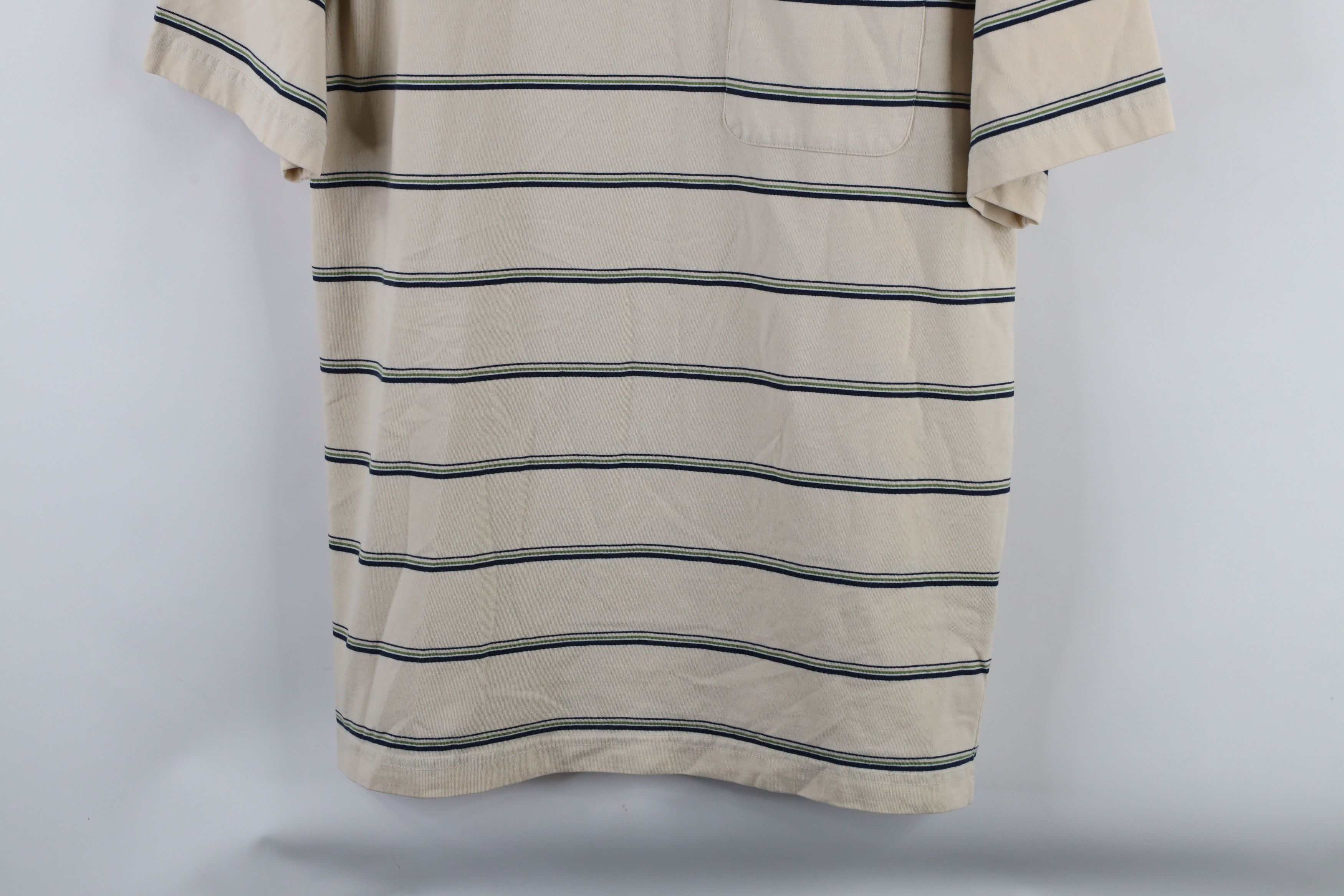 Vintage Vintage 90s Streetwear Striped Short Sleeve Pocket T-Shirt Size US M / EU 48-50 / 2 - 3 Thumbnail