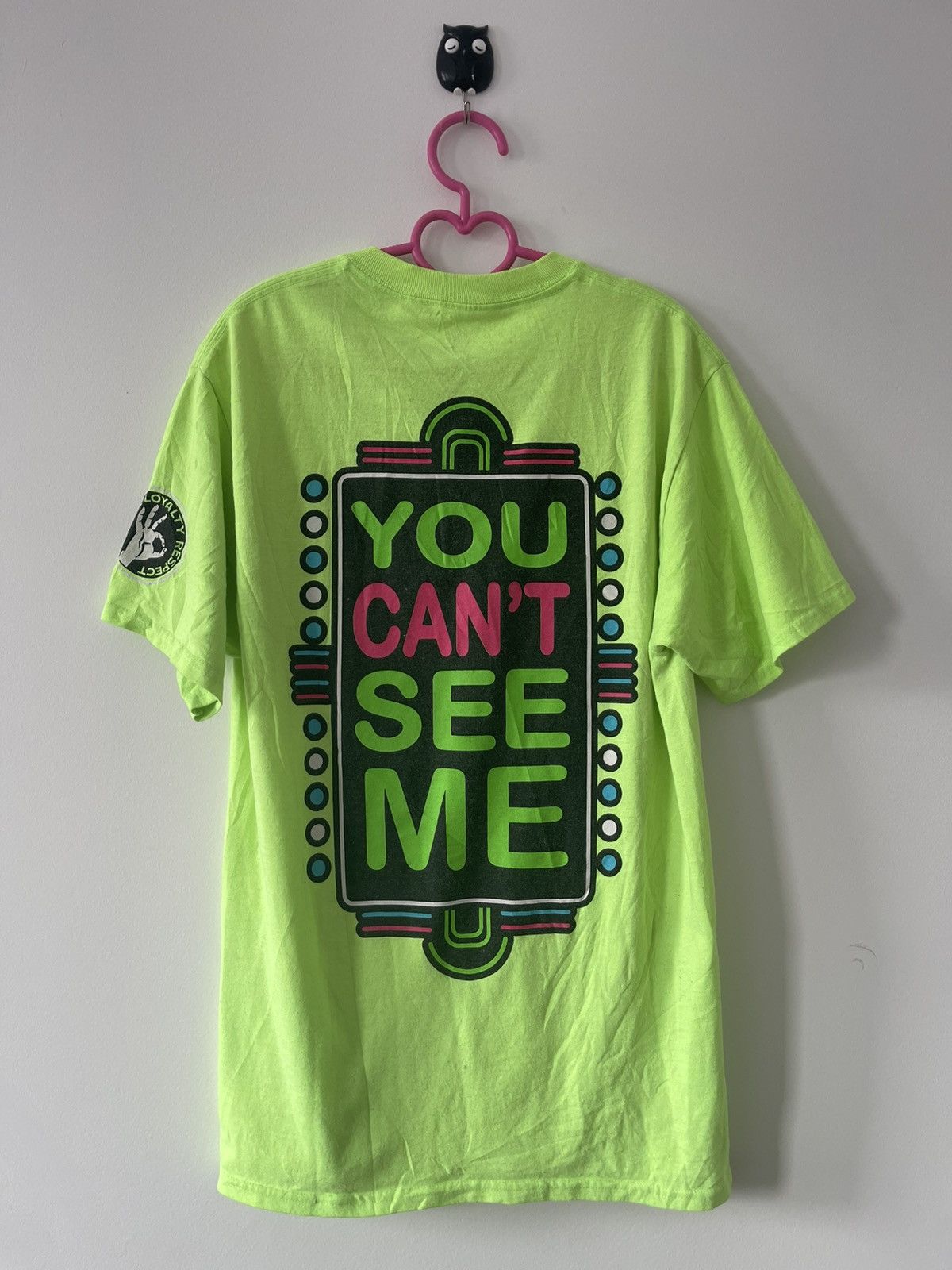 WWE Rare JOHN CENA Never Give Up HLR U Cant See Me 2012 Tee Size US M / EU 48-50 / 2 - 6 Thumbnail