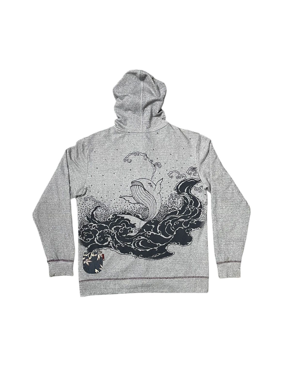 Karakuri Tamashii 90s KARAKURI YAMASHI DOLPHIN ZIPPER HOODIE Size US M / EU 48-50 / 2 - 1 Thumbnail