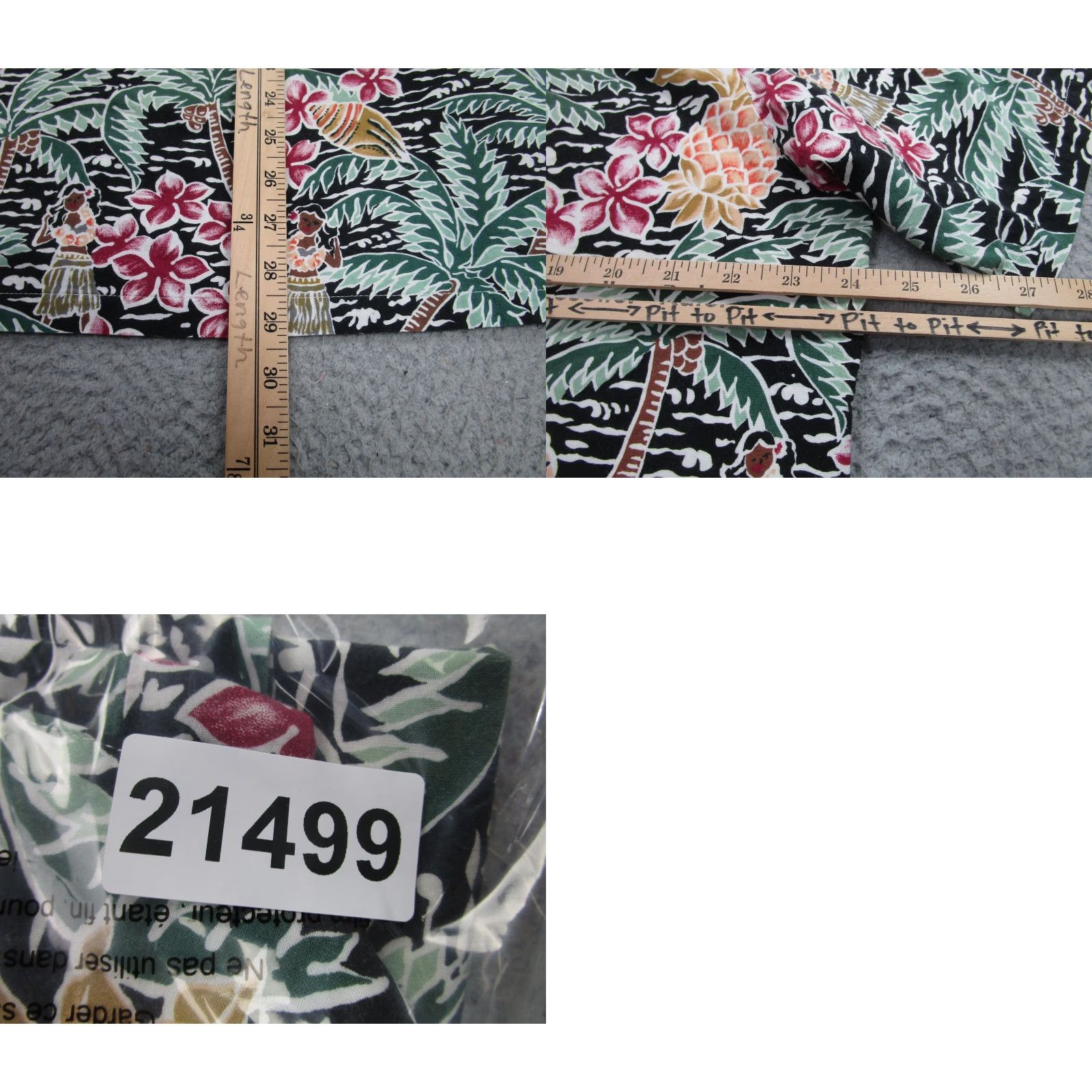 Vintage VINTAGE Cooke Street Hawaiian Shirt Men XL Black Floral Tropical Beach Made USA III Size US XL / EU 56 / 4 - 8 Thumbnail