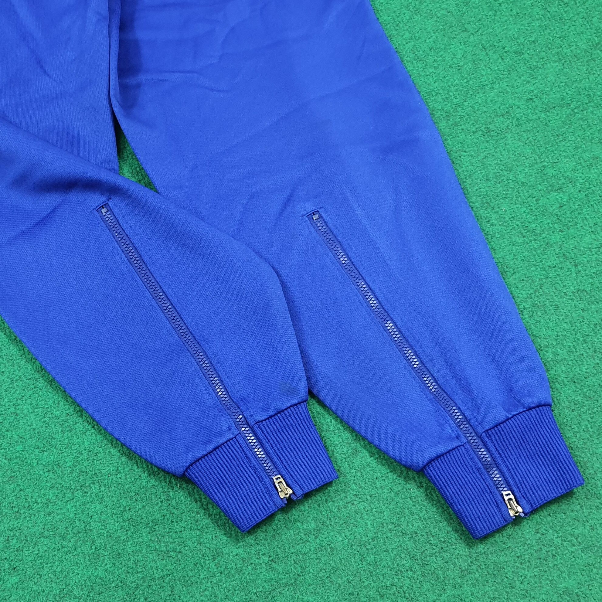 Adidas Vintage 90s Adidas Japan Blue Tracksuit Pants C297N14 Size US 32 / EU 48 - 4 Thumbnail