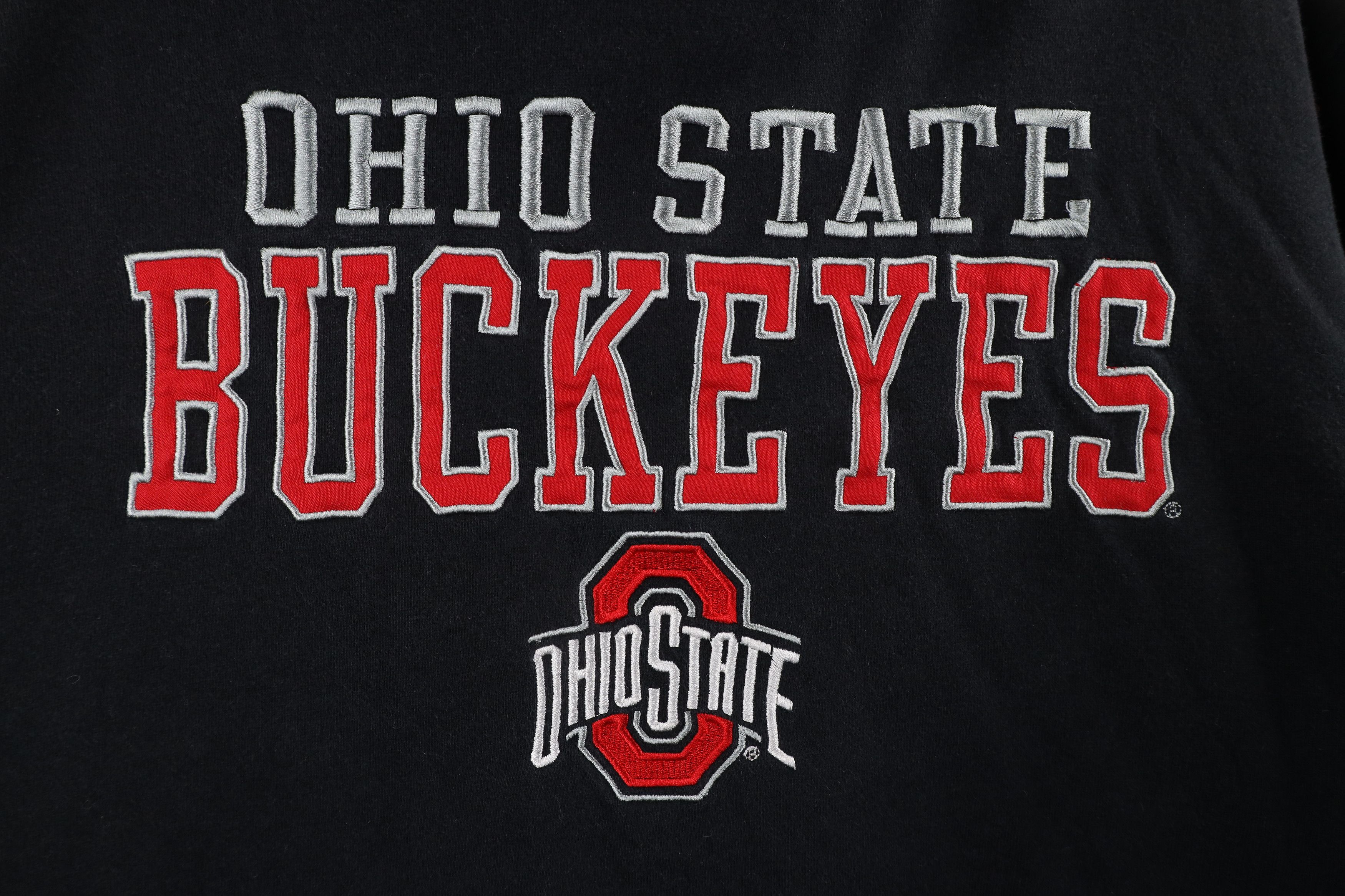Vintage Vintage Out Ohio State University Hoodie Sweatshirt Black Size US XL / EU 56 / 4 - 4 Thumbnail