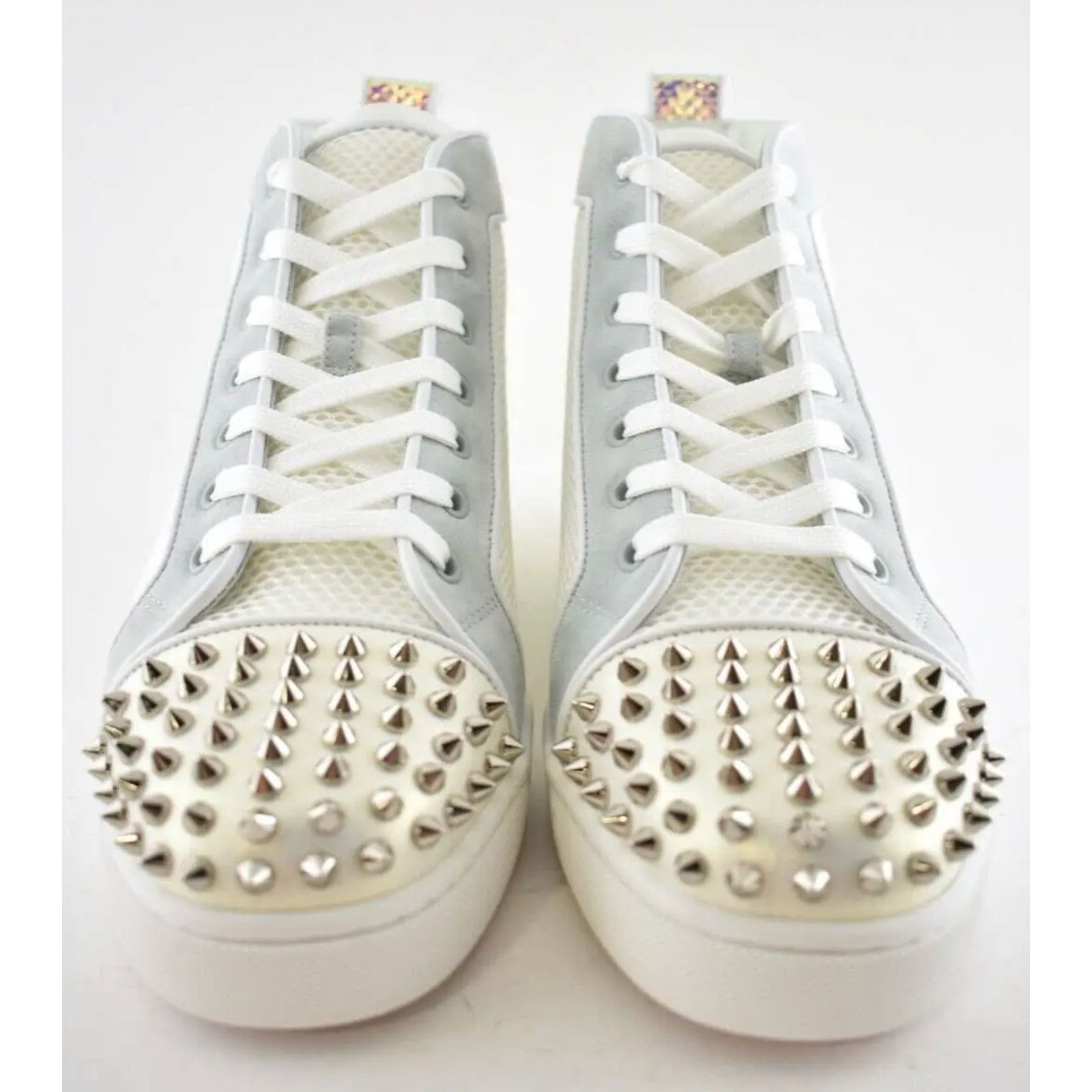 Christian Louboutin Christian Louboutin Lou Spikes Orlato Flat High Top Sneaker Size US 9.5 / EU 42-43 - 4 Thumbnail