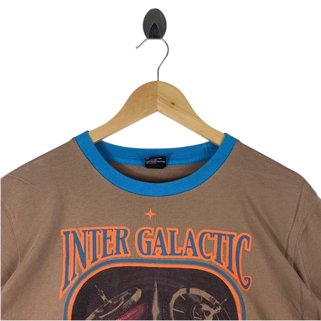 Other Vintage Diesel Intergalactic Space Earth Tones Ringer Tee Size US L / EU 52-54 / 3 - 2 Thumbnail