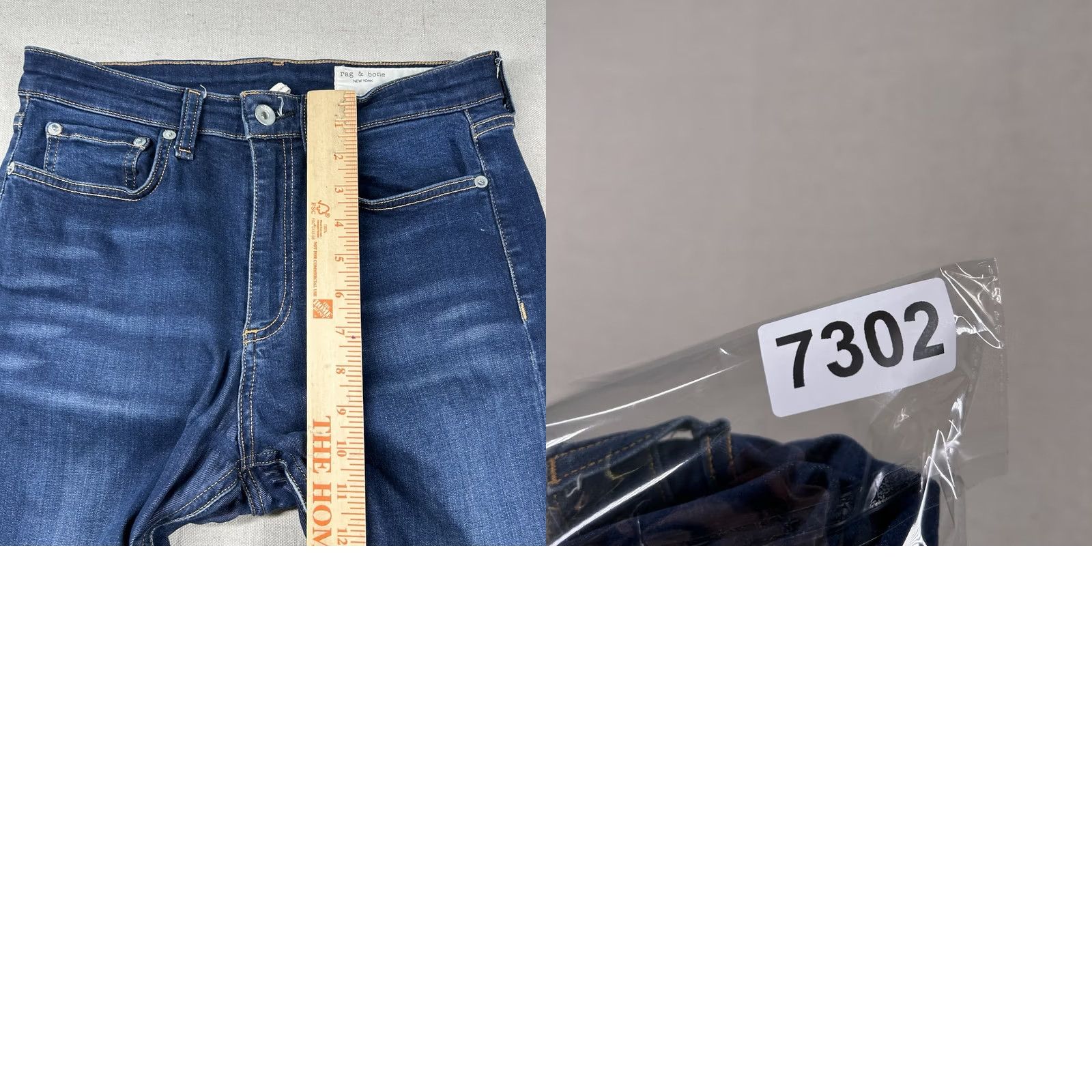 Rag & Bone VINTAGE Rag & Bone Jeans Womens 27 Nina High Rise Ankle Skinny Crop Capri Designer Size 27" / US 4 / IT 40 - 9 Thumbnail