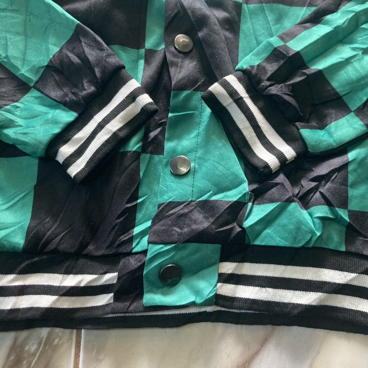 Japanese Brand UNBRANDED CHECKERED SNAP BUTTON JACKET INSPIRED VANS Size US M / EU 48-50 / 2 - 4 Thumbnail