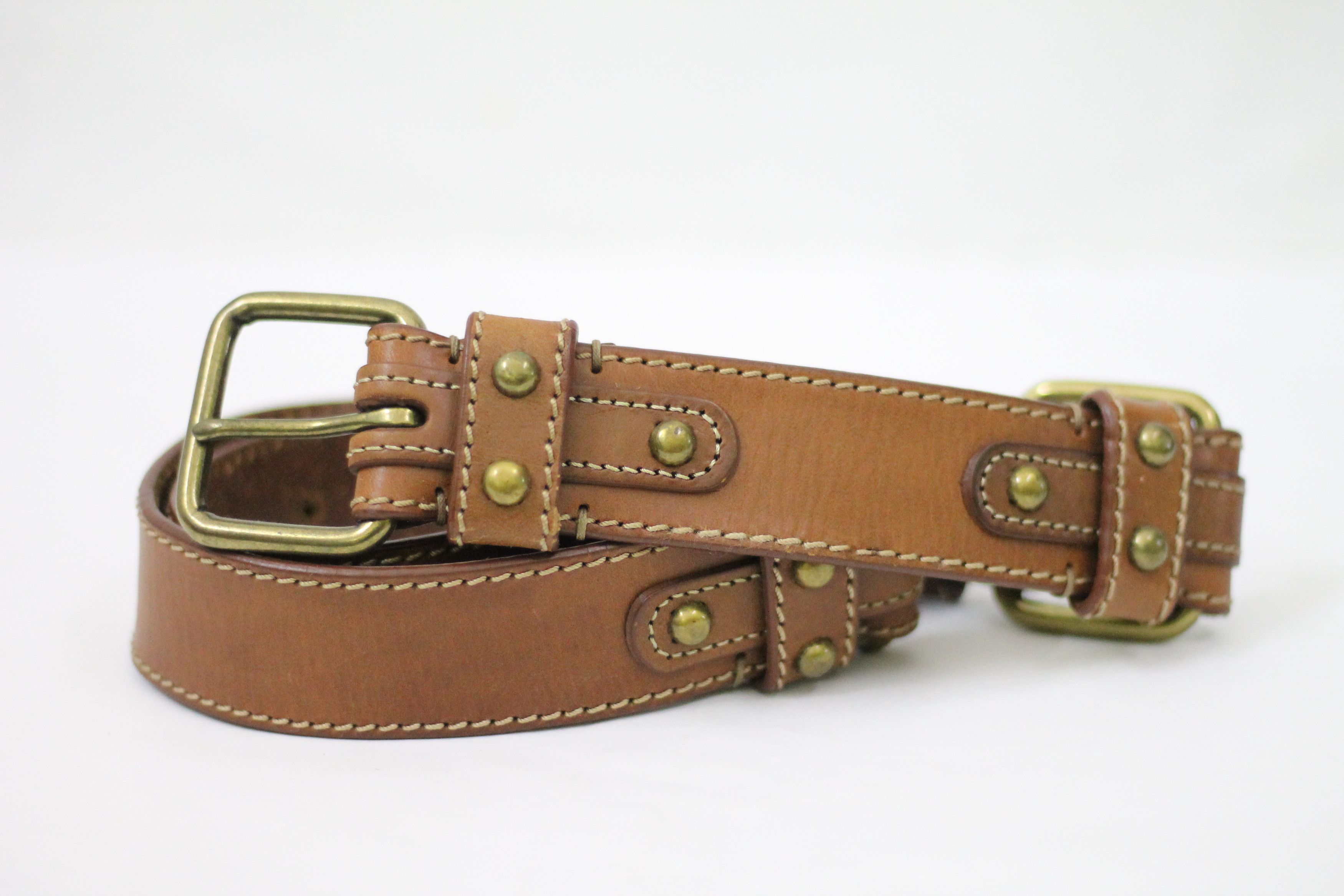 Ralph Lauren RARE! Vintage RALPH LAUREN Leather Belt. Size ONE SIZE - 1 Thumbnail