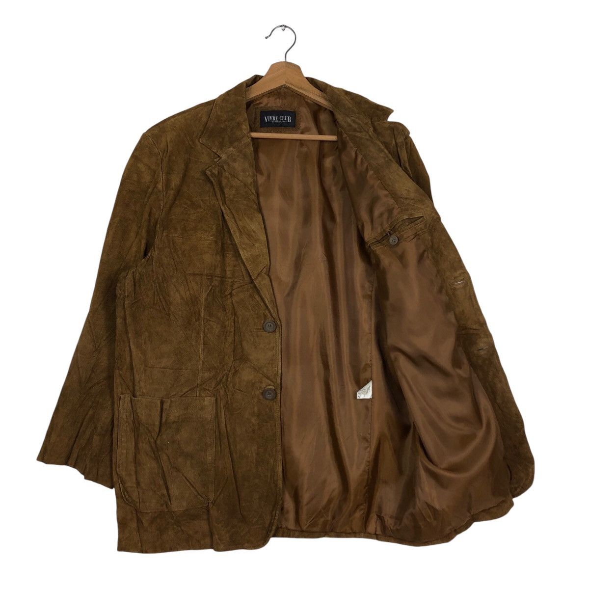 Japanese Brand 📌Vtg Genuine Leather Biker Jacket Vivre Club Issey Miyake Size US M / EU 48-50 / 2 - 12 Thumbnail