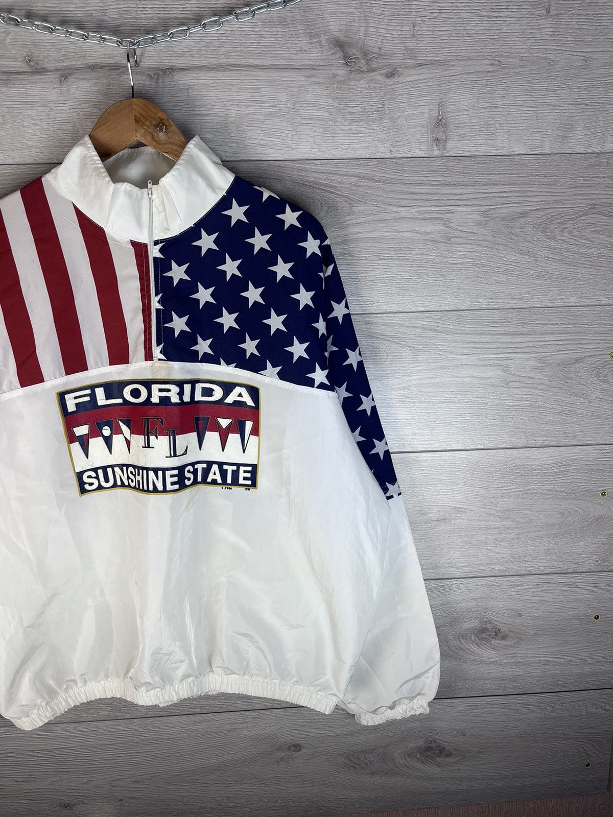 Polo Ralph Lauren Men's Vintage Anorak Florida 🇺🇸 Made in USA size L y2k Size US L / EU 52-54 / 3 - 3 Thumbnail