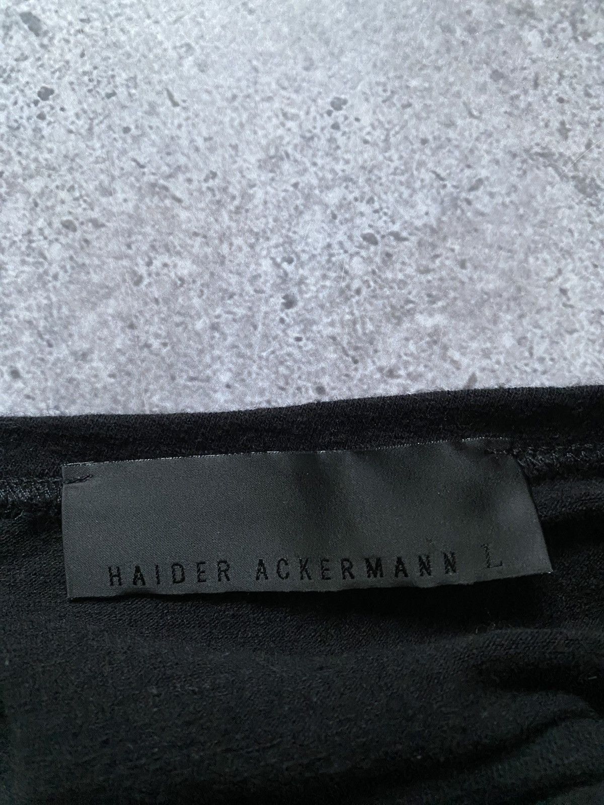 Haider Ackermann Haider Ackermann Tank Top Shirt Asymmetric Wool Knot Detail Size L / US 10 / IT 46 - 2 Thumbnail