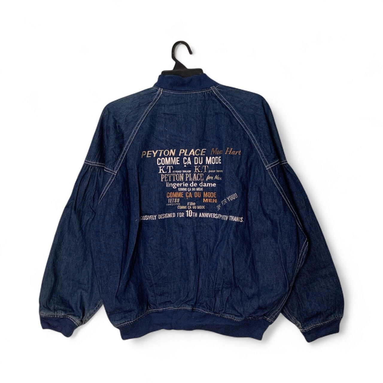 Japanese Brand Rare Design Peyton Place 10th Anniversary Denim Jacket Size XL / US 12-14 / IT 48-50 - 1 Thumbnail