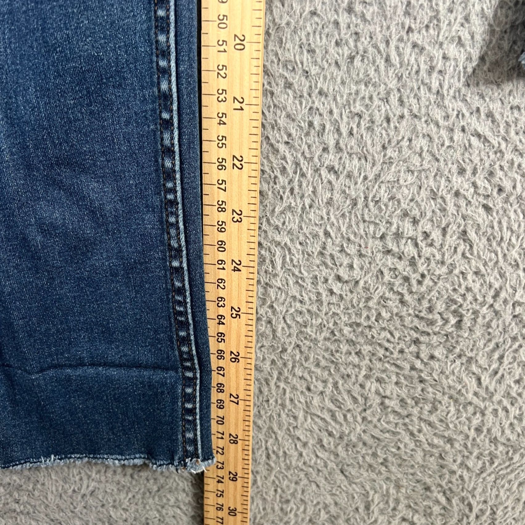 Vintage VINTAGE SkinnyJeans Mens Skinny Fit Jagger Denim Jeans 29x28 Blue Cotton Blend Size US 29 - 6 Thumbnail