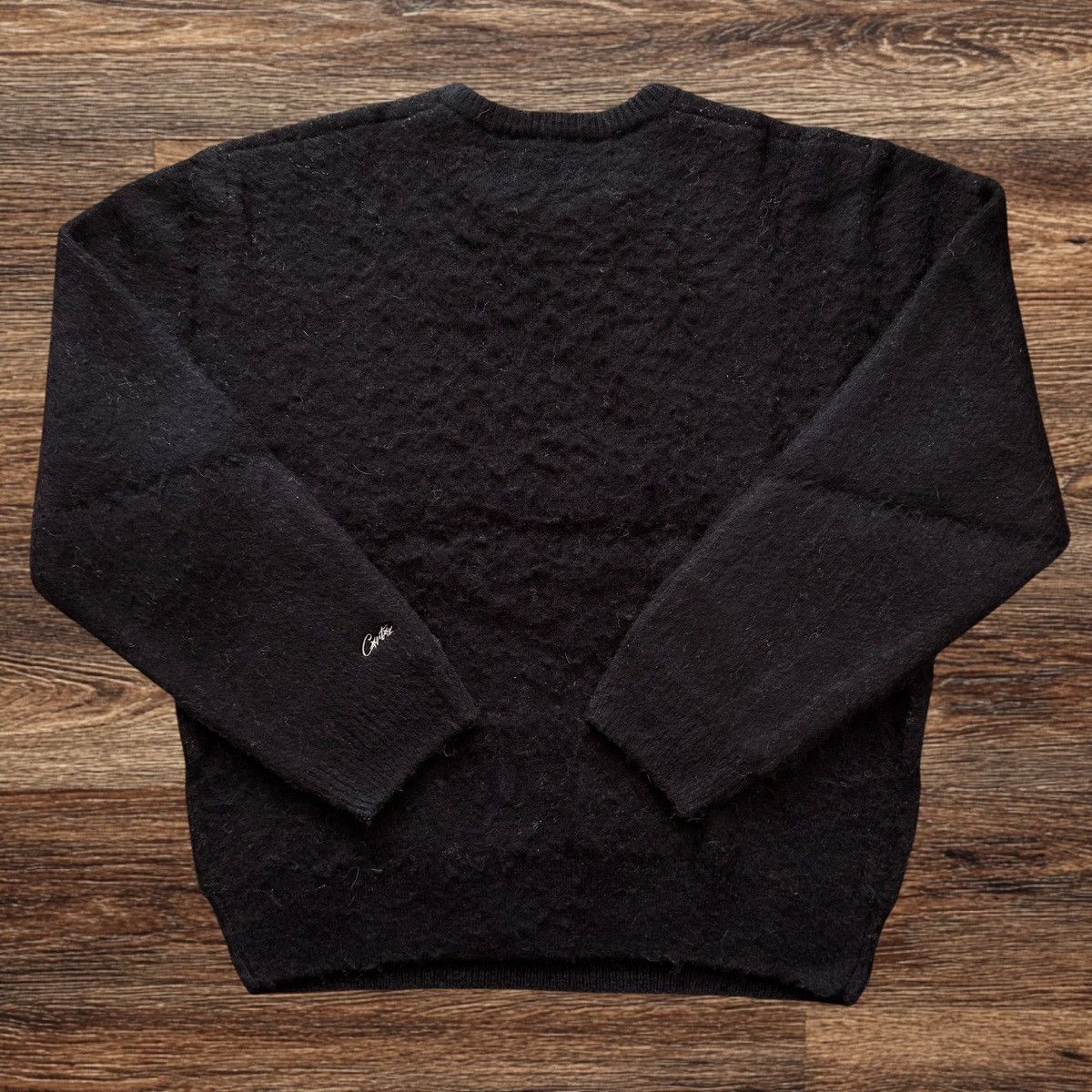 Corteiz Corteiz C Star Mohair Knit Sweater (Black) - XL Size US XL / EU 56 / 4 - 5 Thumbnail