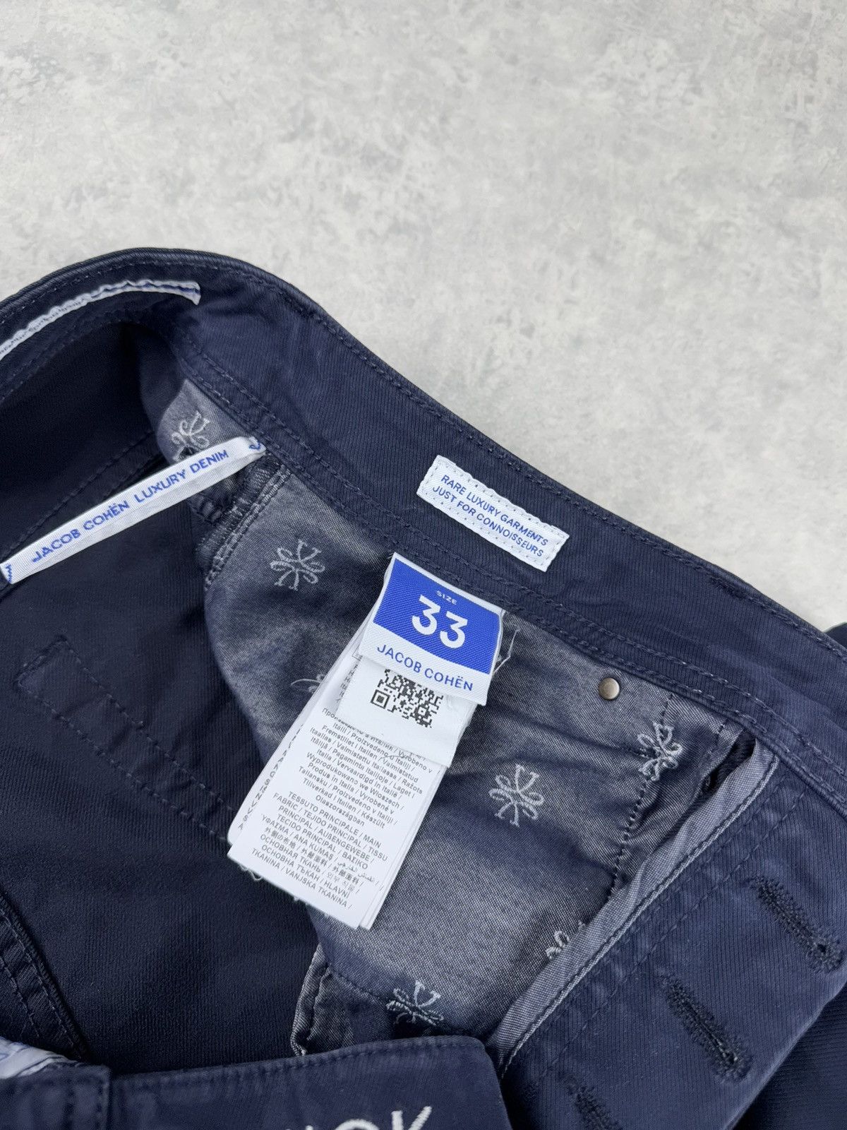 Jacob Cohen Jacob Cohen Nick Jeans Navy Blue Slim Fit Size 33 Size US 33 - 8 Thumbnail