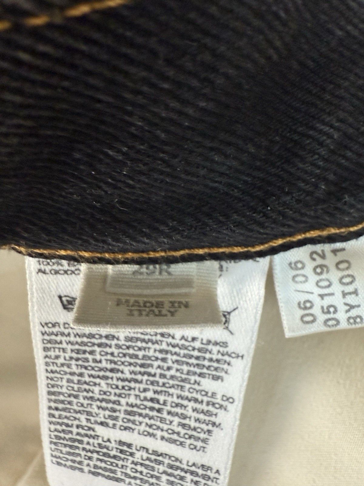 Y-3 Adidas Y-3 Black Jeans Made In Italy Size 29R 2006 RARE Size US 29 - 5 Thumbnail