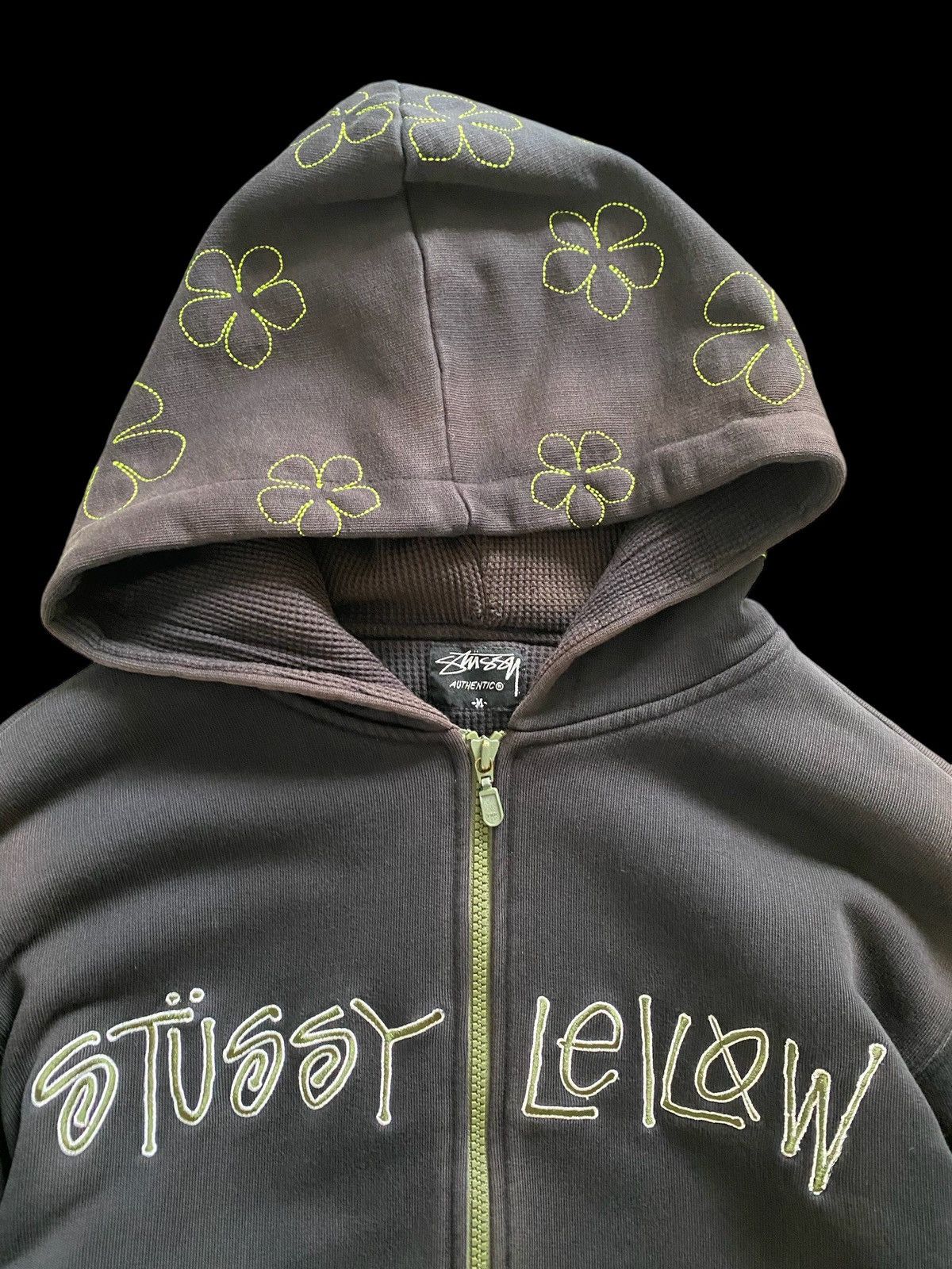 Hypebeast Vintage Stussy x Leilow embroidery skull logo Hoodie Size US M / EU 48-50 / 2 - 8 Thumbnail