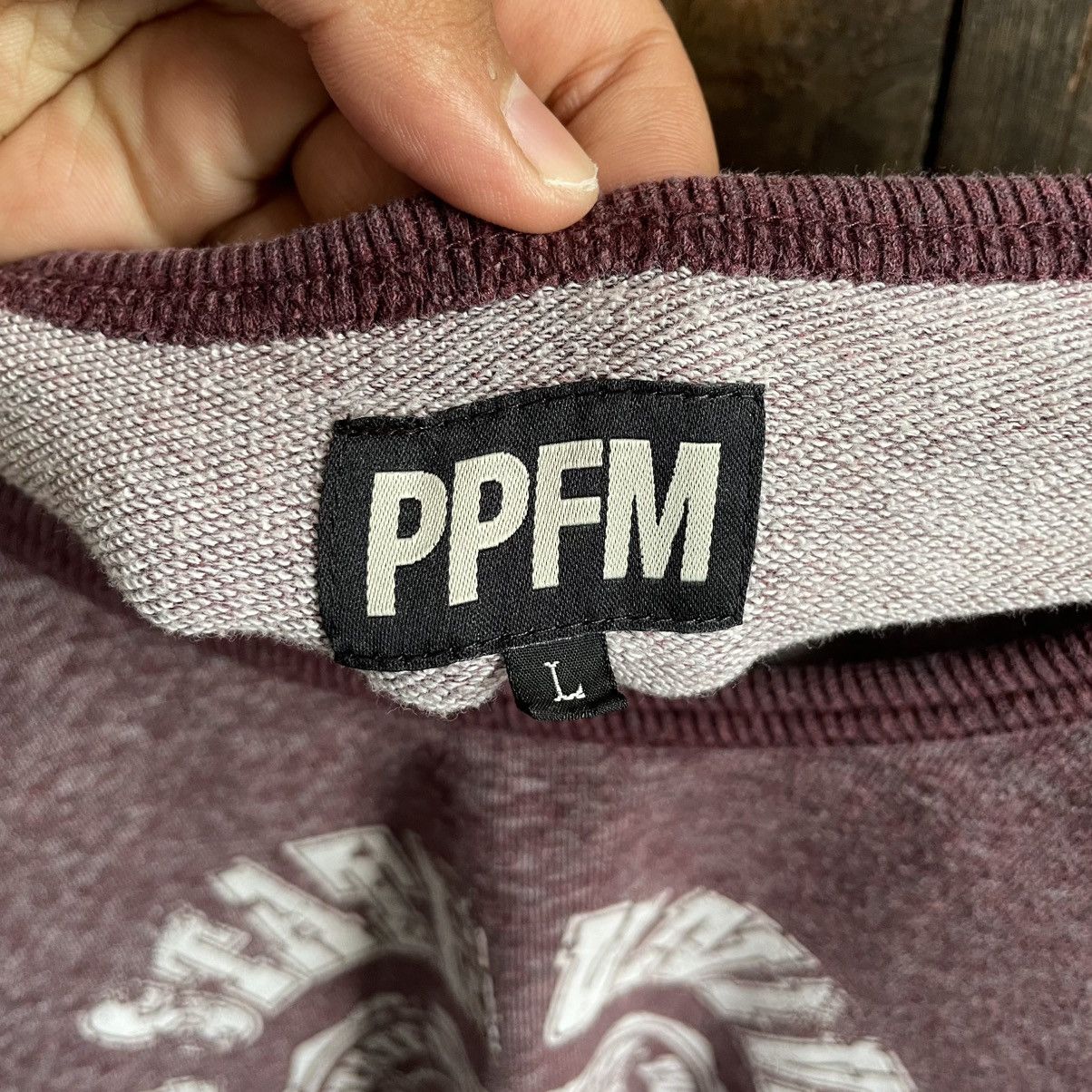 PPFM PPFM Crewneck Sweatshirt Size US L / EU 52-54 / 3 - 4 Thumbnail