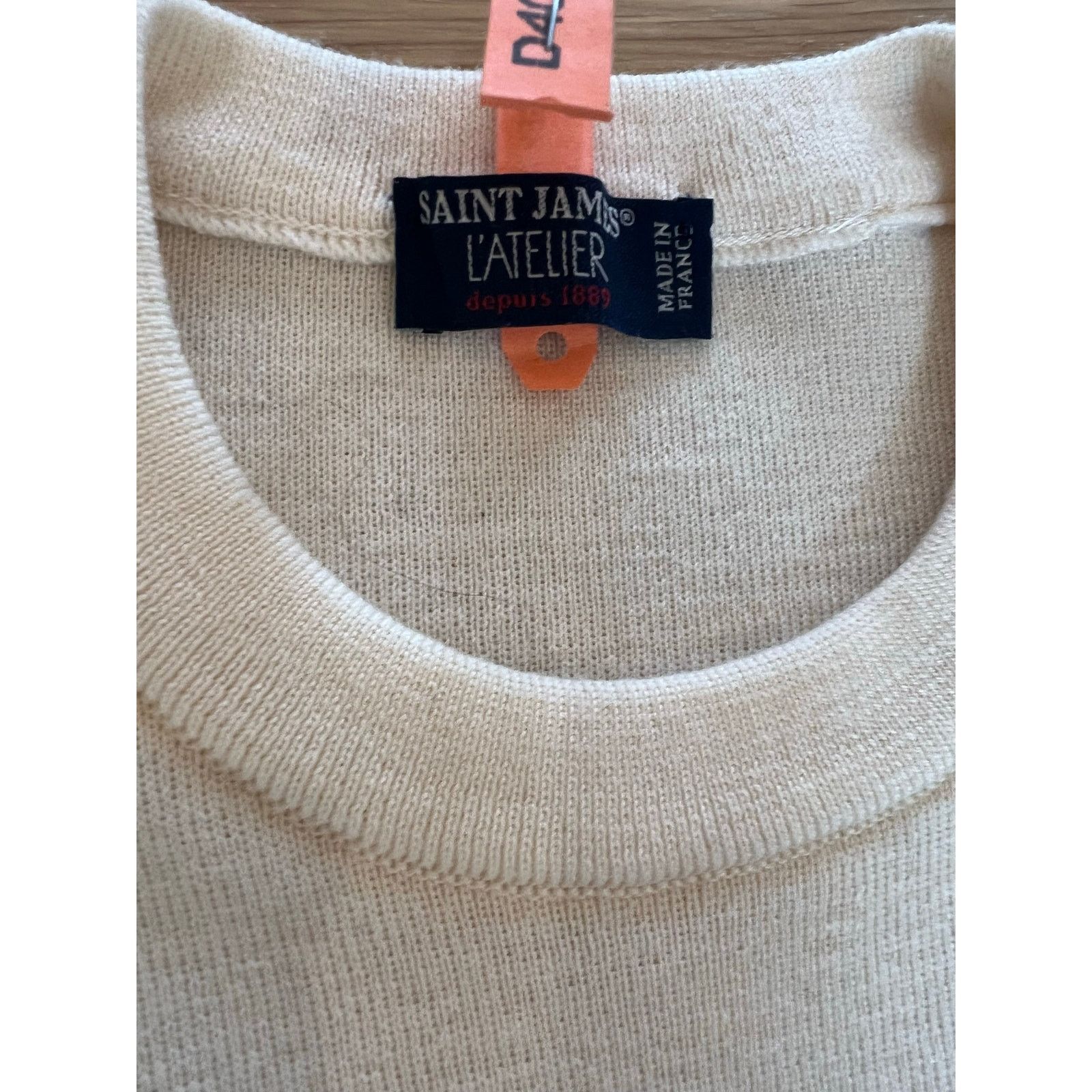 Saint James Saint James L’Atelier Navy Cream Sailor Sweater (Sz S) Size S / US 4 / IT 40 - 7 Thumbnail